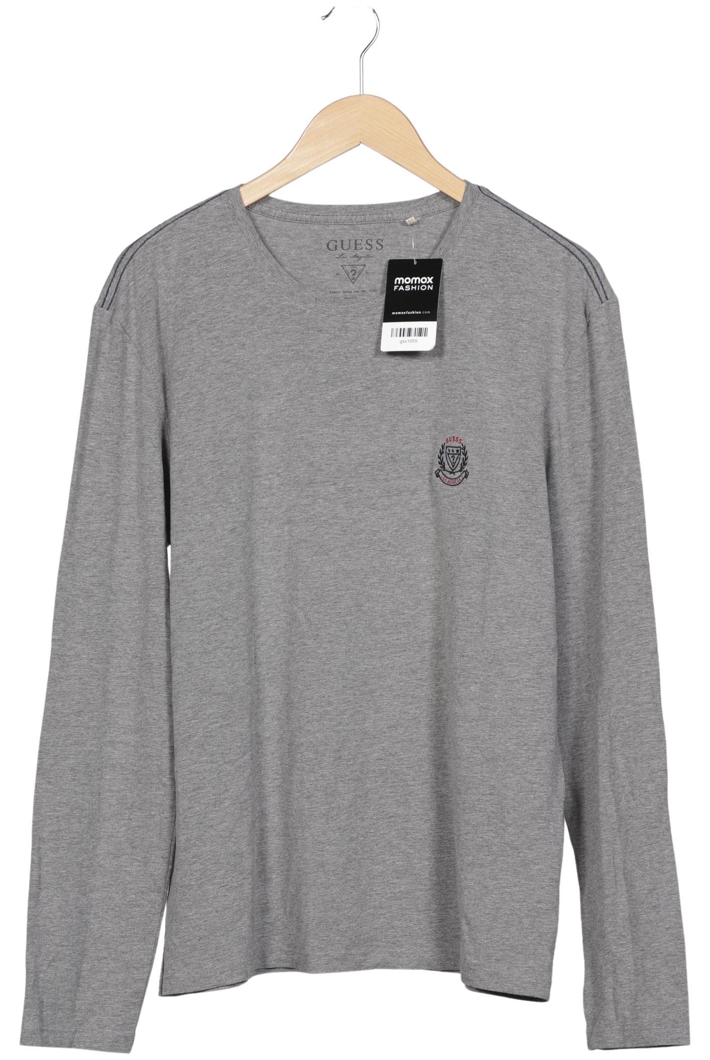 

Guess Herren Langarmshirt, grau, Gr. 56