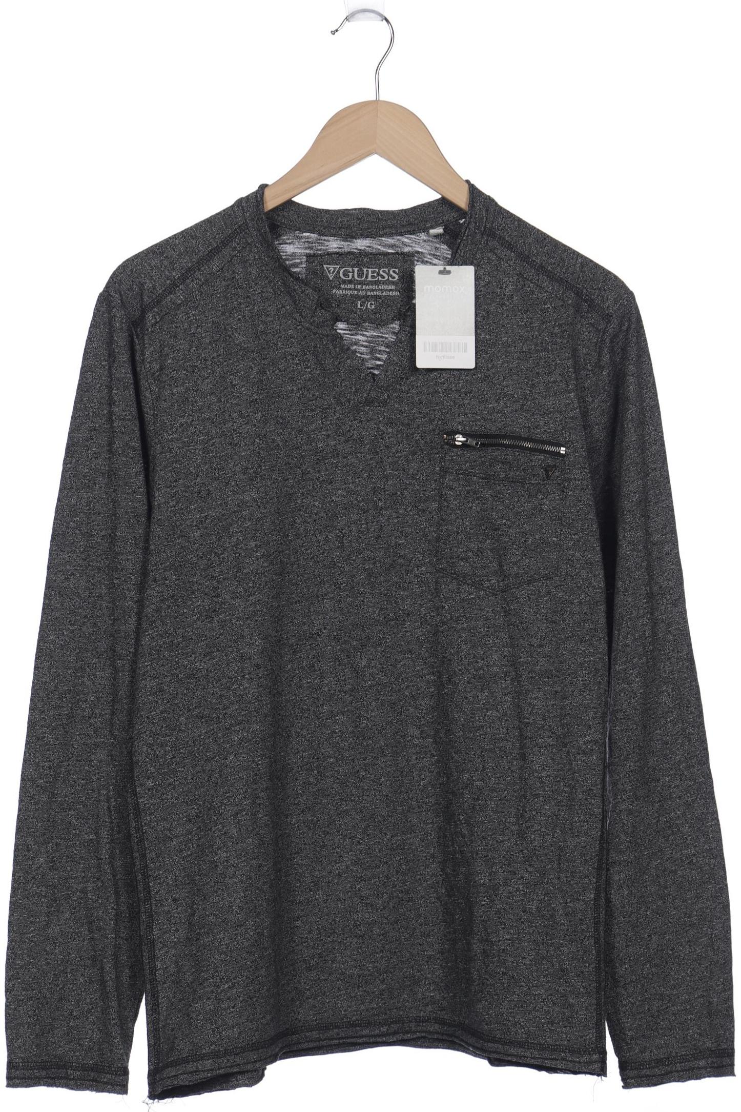 

GUESS Herren Langarmshirt, grau