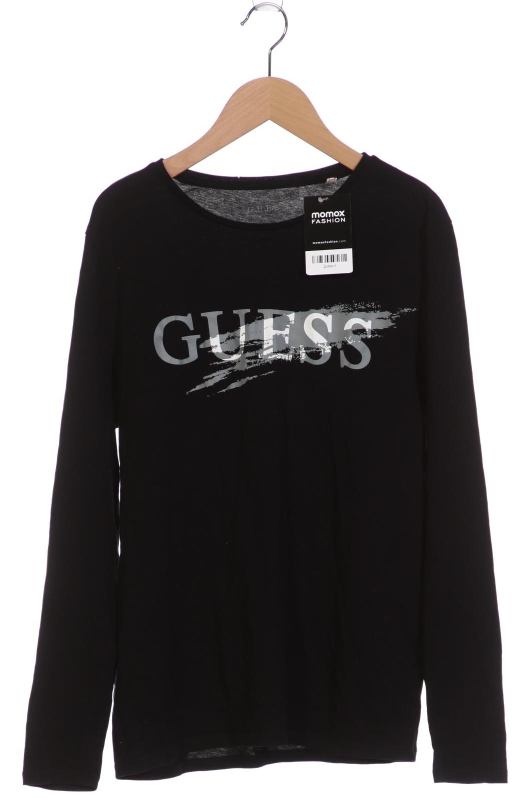 

GUESS Herren Langarmshirt, schwarz