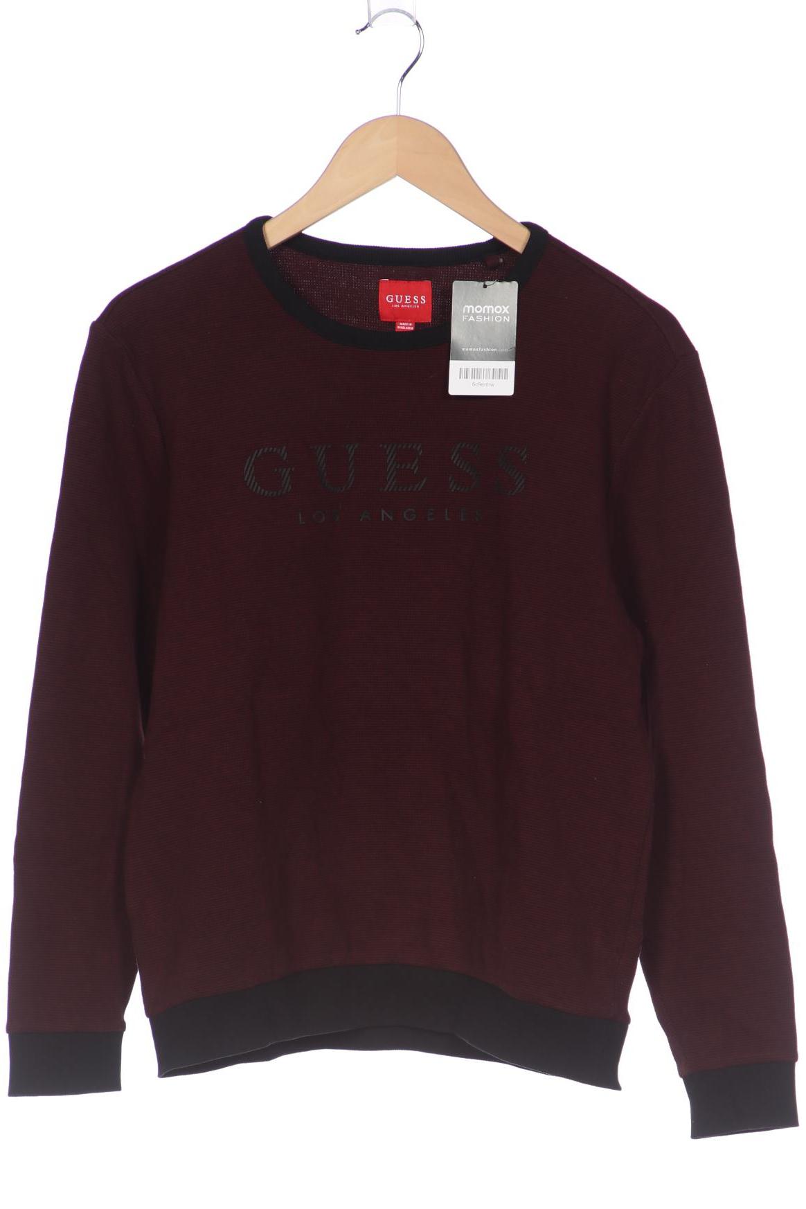 

Guess Herren Langarmshirt, bordeaux, Gr. 48