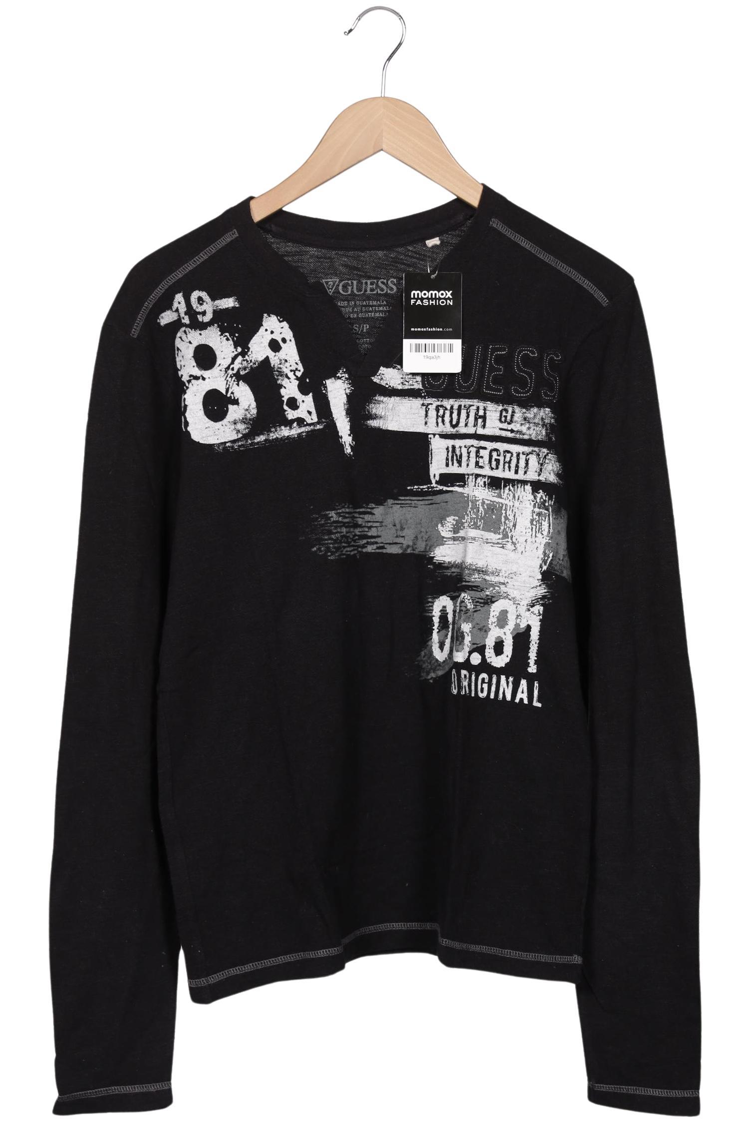 

Guess Herren Langarmshirt, schwarz, Gr. 46