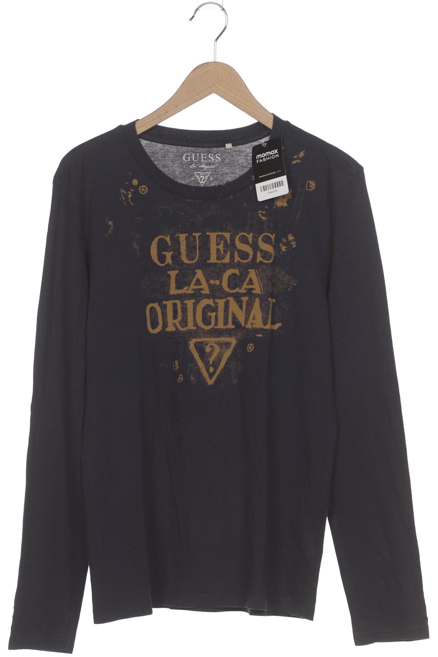

Guess Herren Langarmshirt, marineblau, Gr. 48