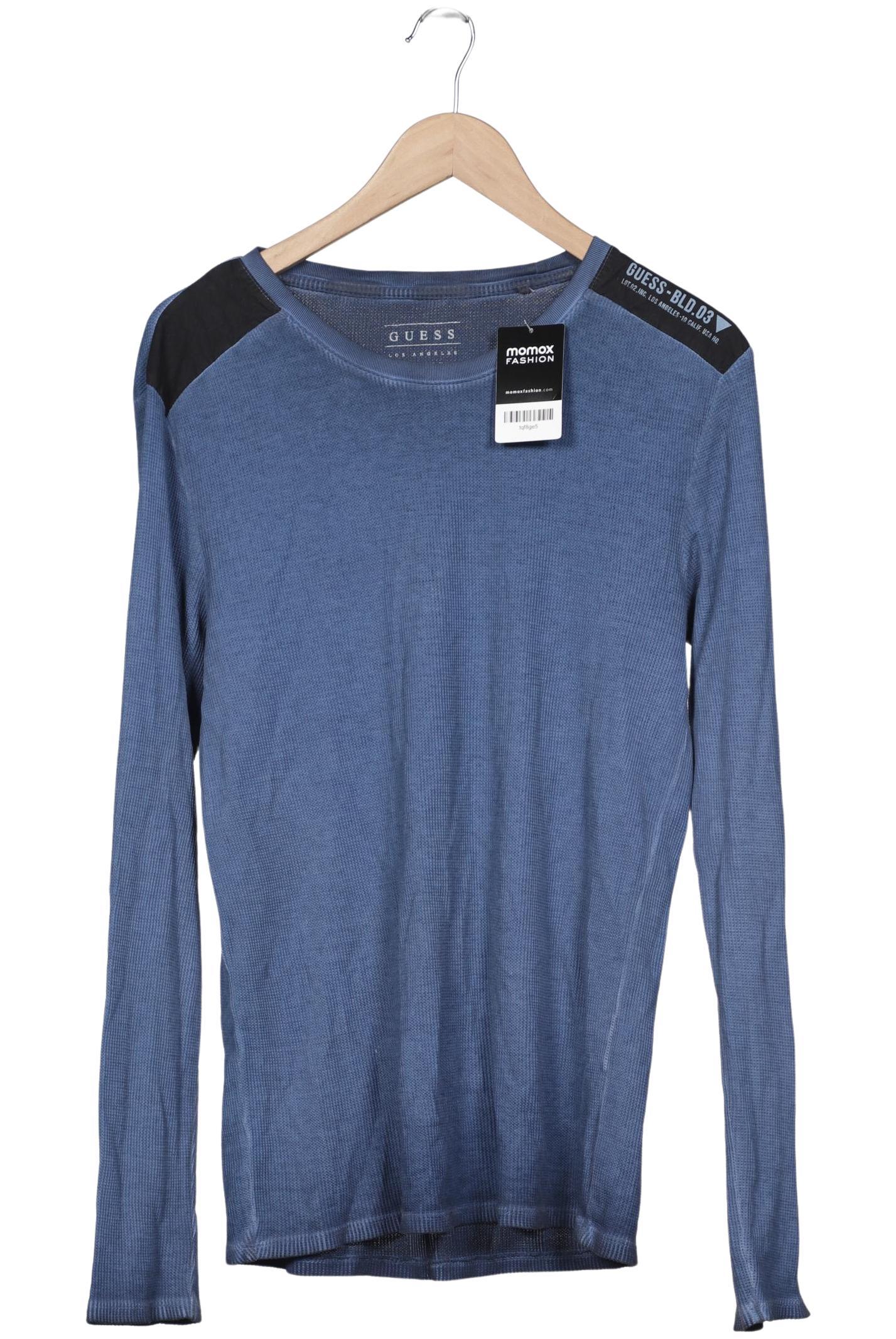 

Guess Herren Langarmshirt, blau, Gr. 52