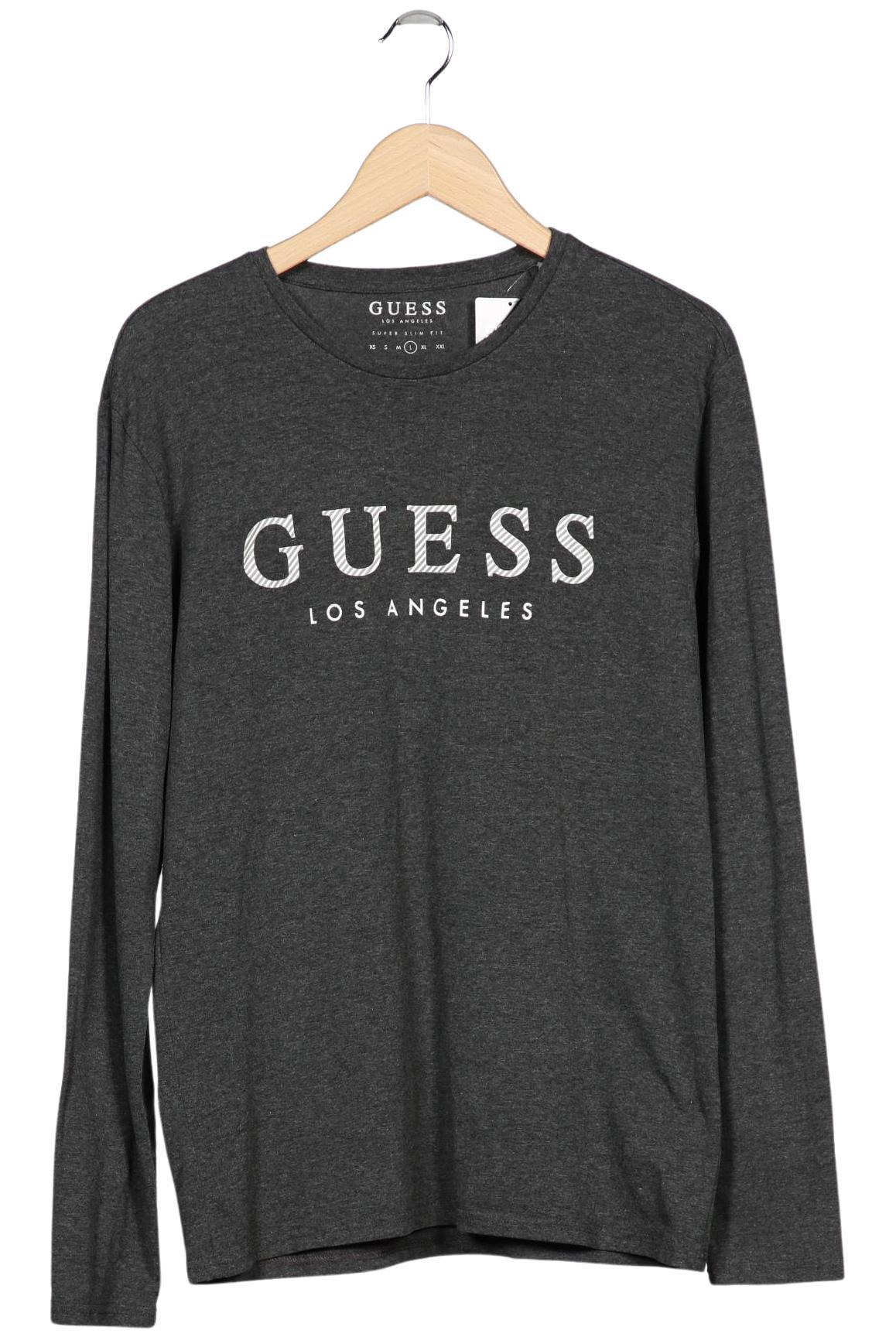 

Guess Herren Langarmshirt, grau, Gr. 52