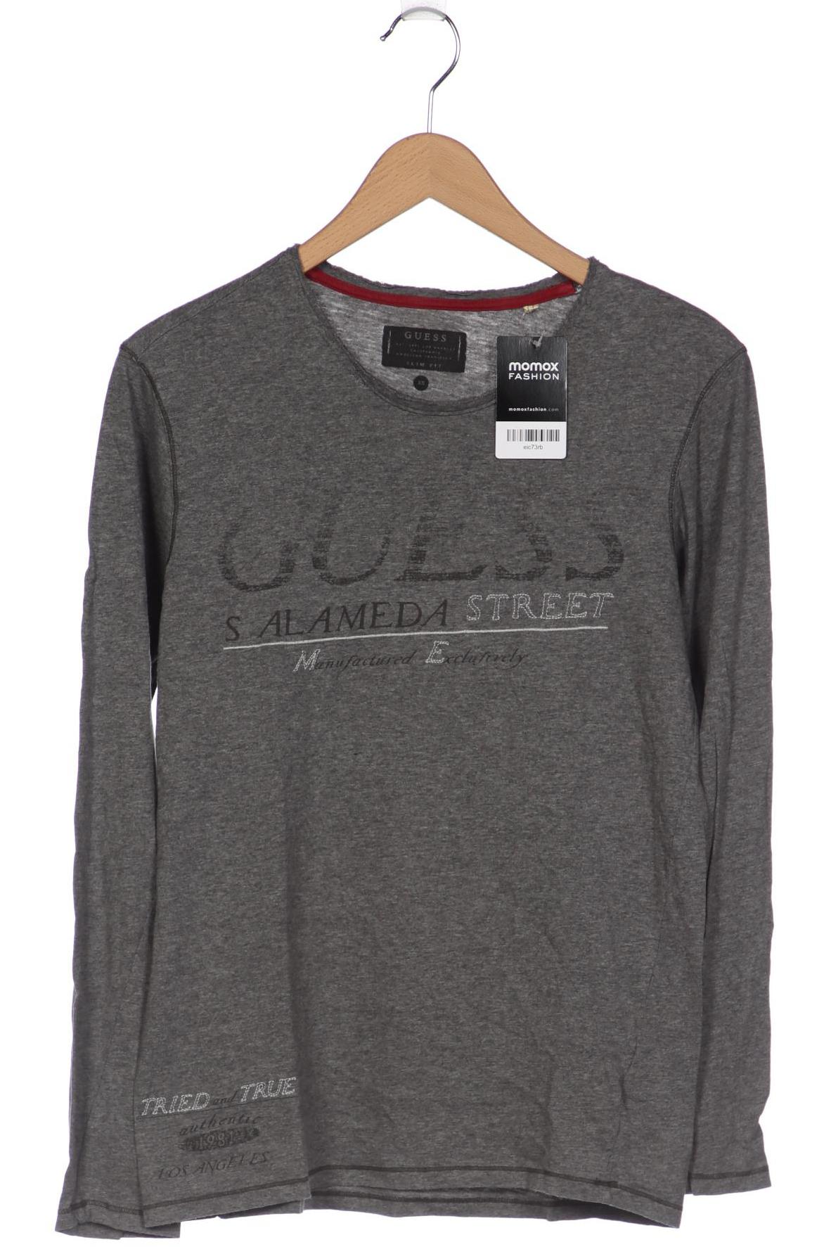 

GUESS Herren Langarmshirt, grau