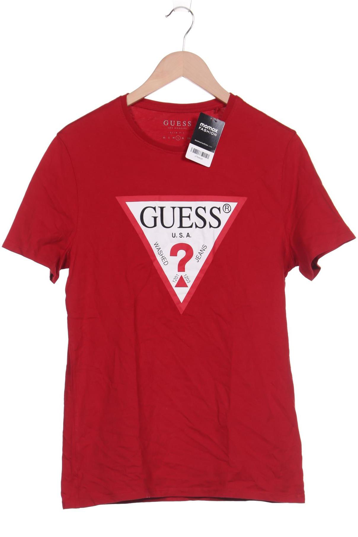 

Guess Herren T-Shirt, rot, Gr. 52