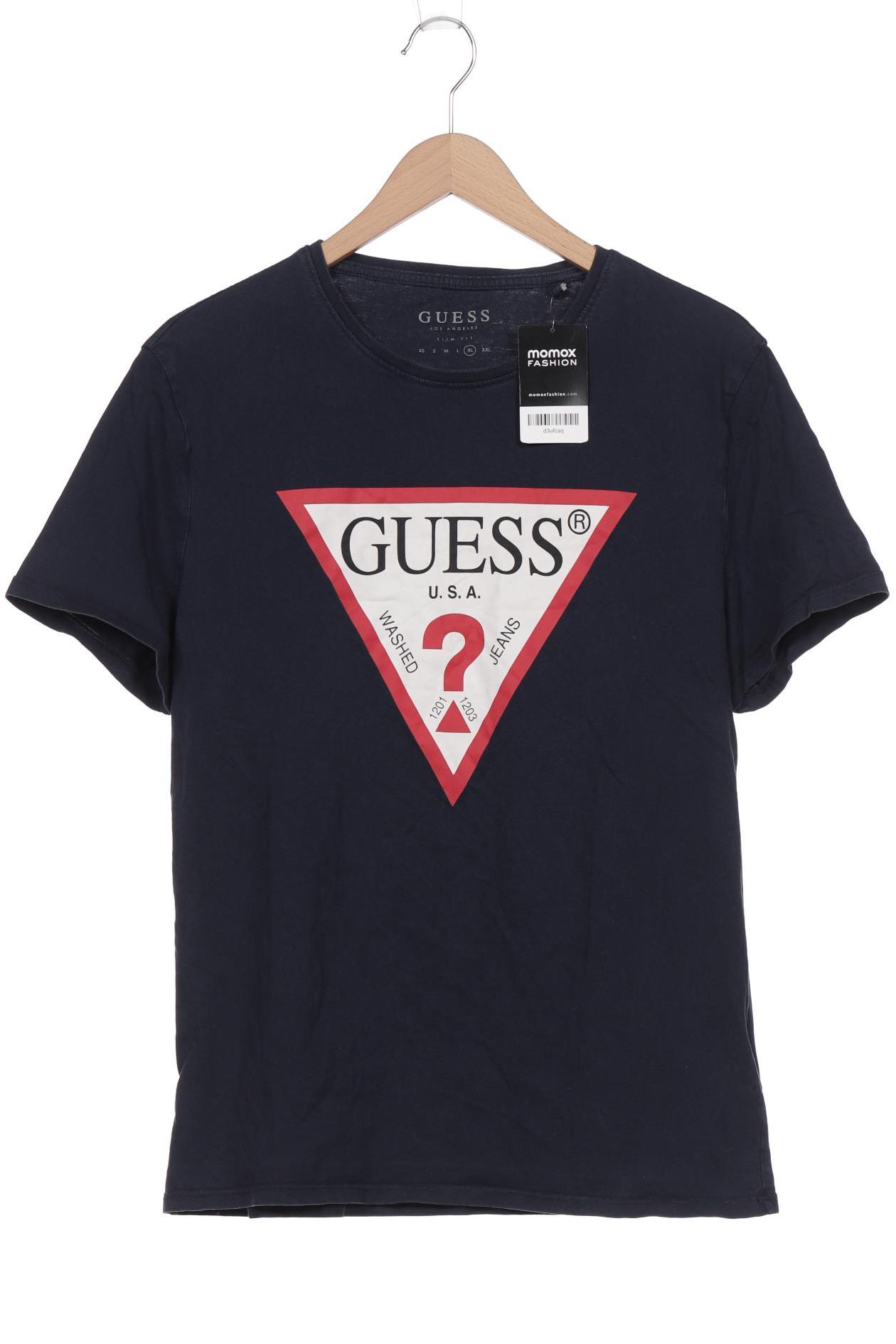 

GUESS Herren T-Shirt, marineblau