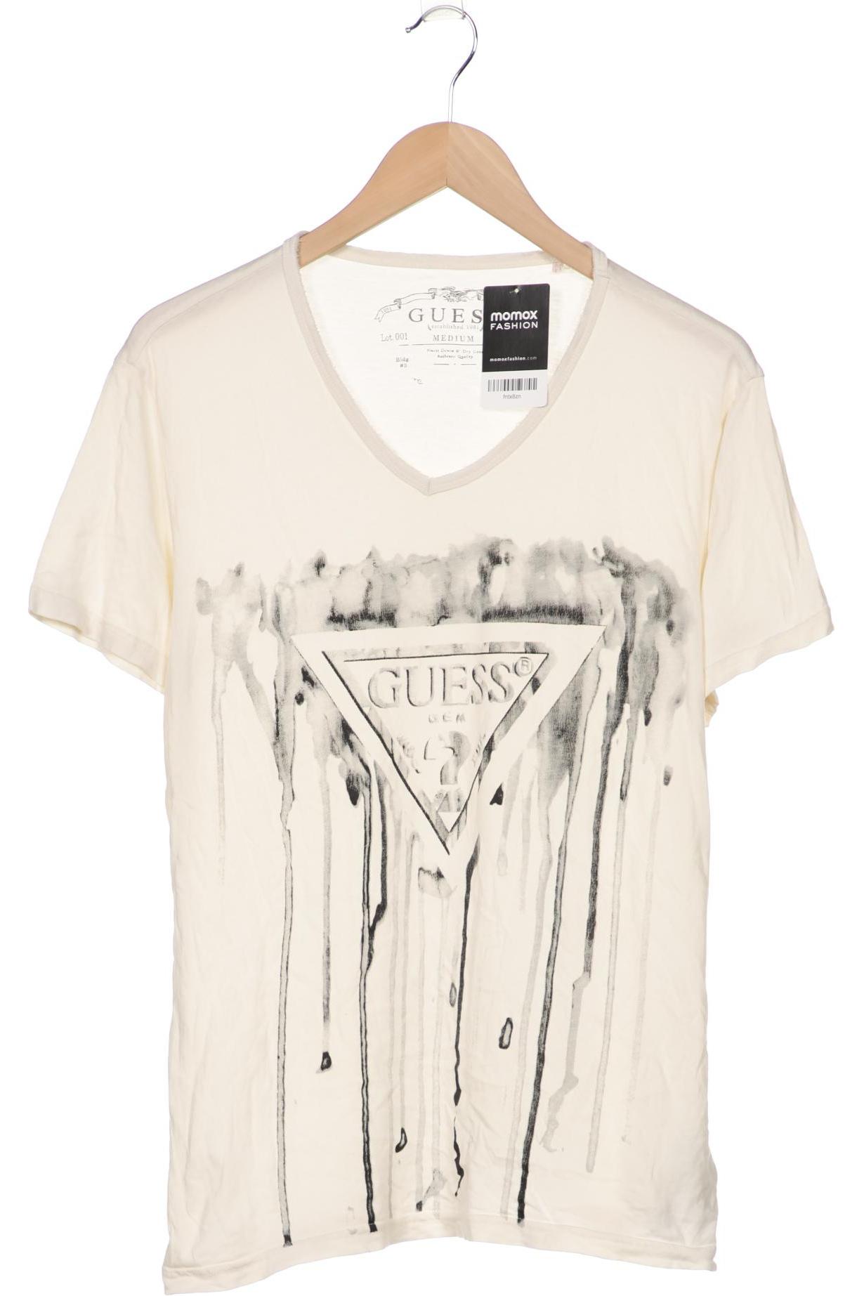 

GUESS Herren T-Shirt, cremeweiß