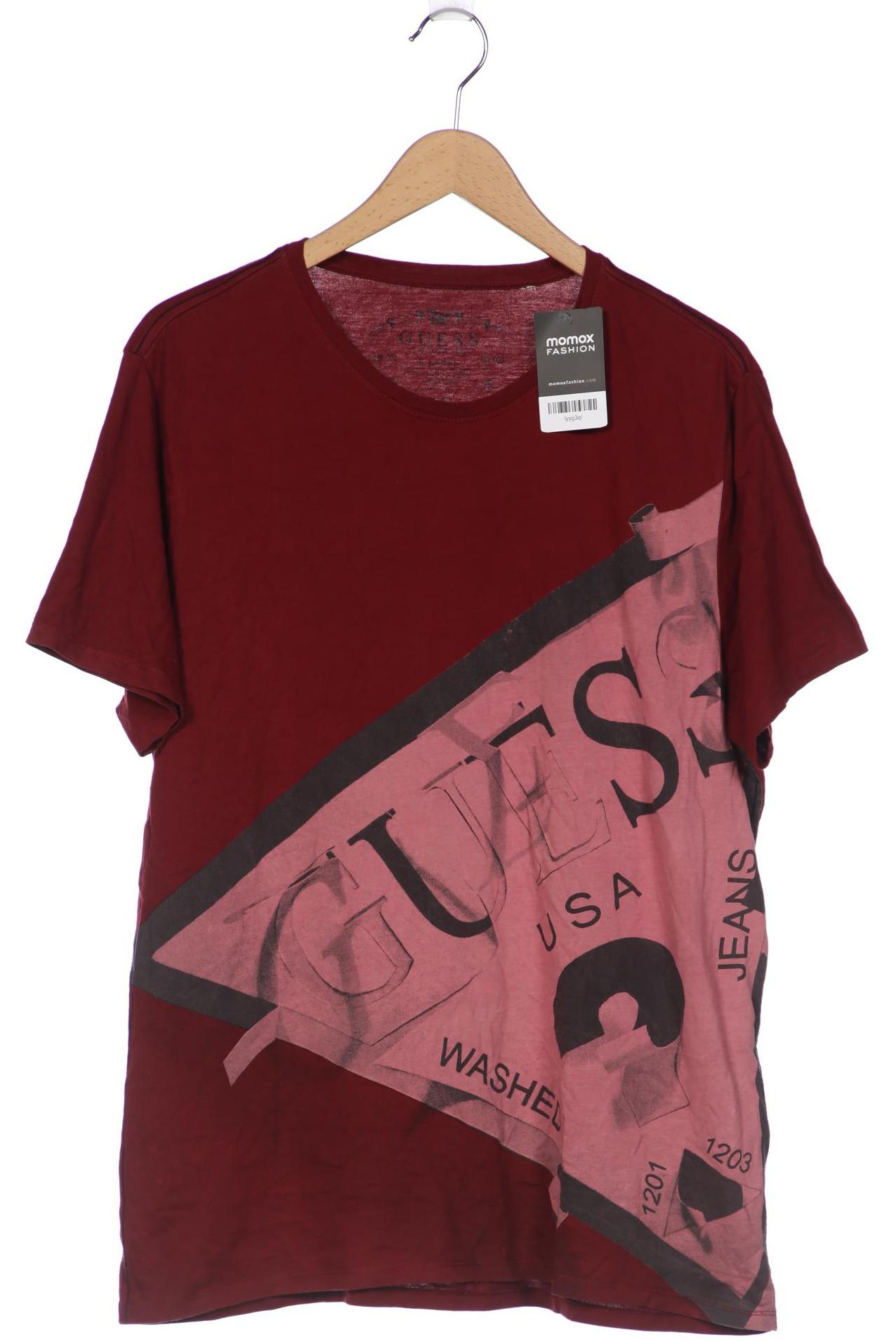 

GUESS Herren T-Shirt, bordeaux