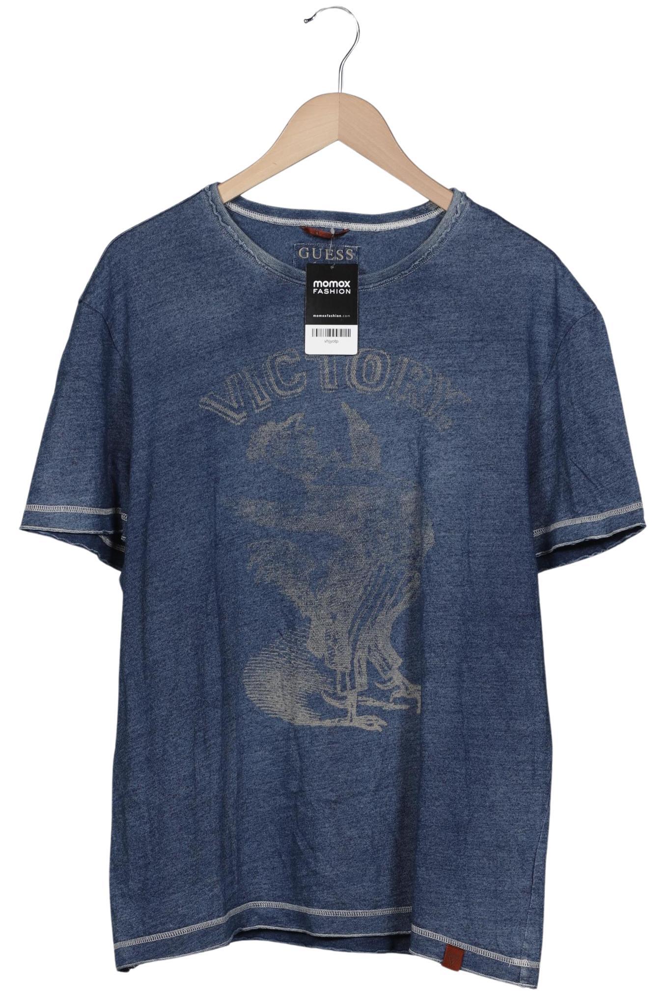 

Guess Herren T-Shirt, blau, Gr. 58