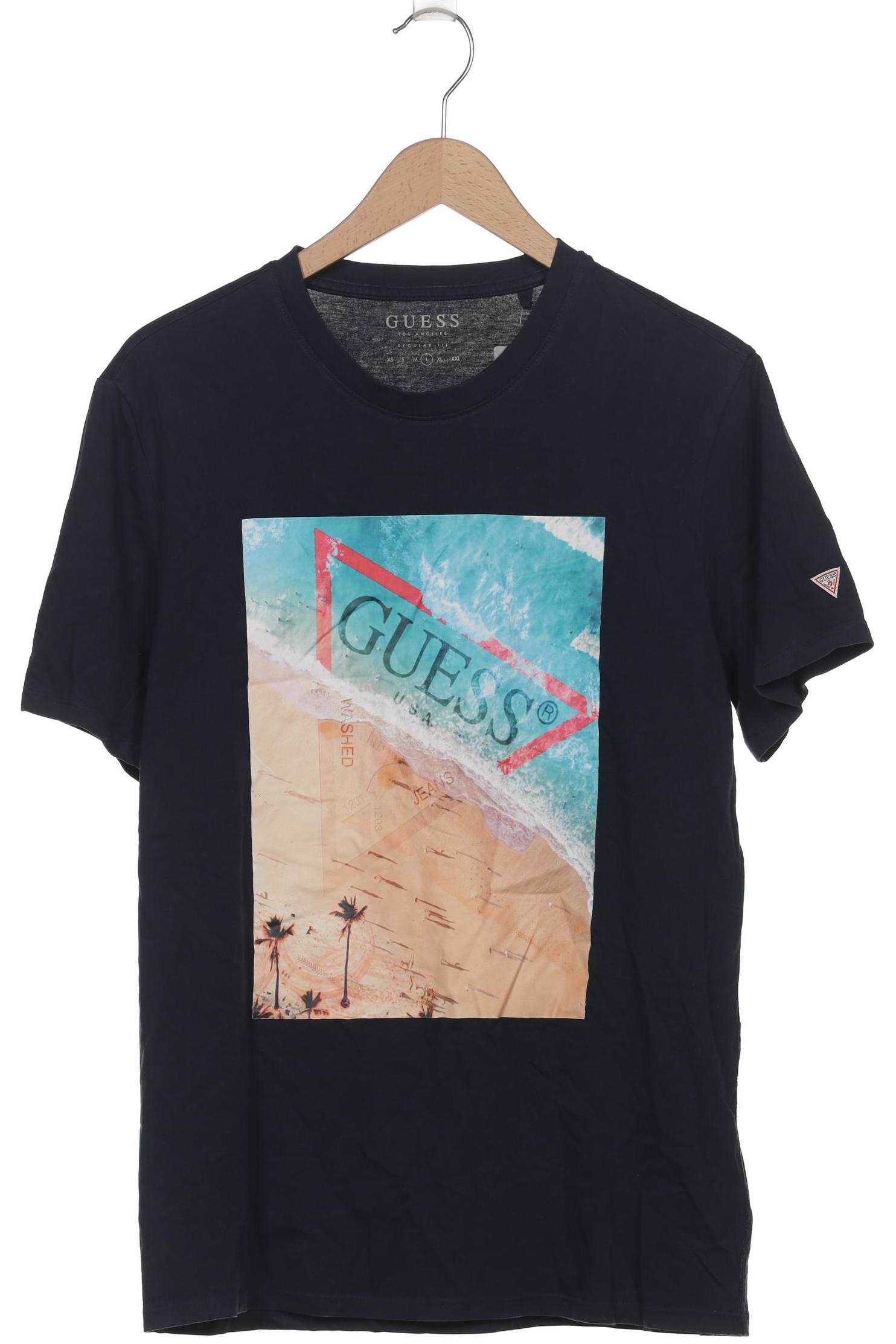 

Guess Herren T-Shirt, marineblau, Gr. 52