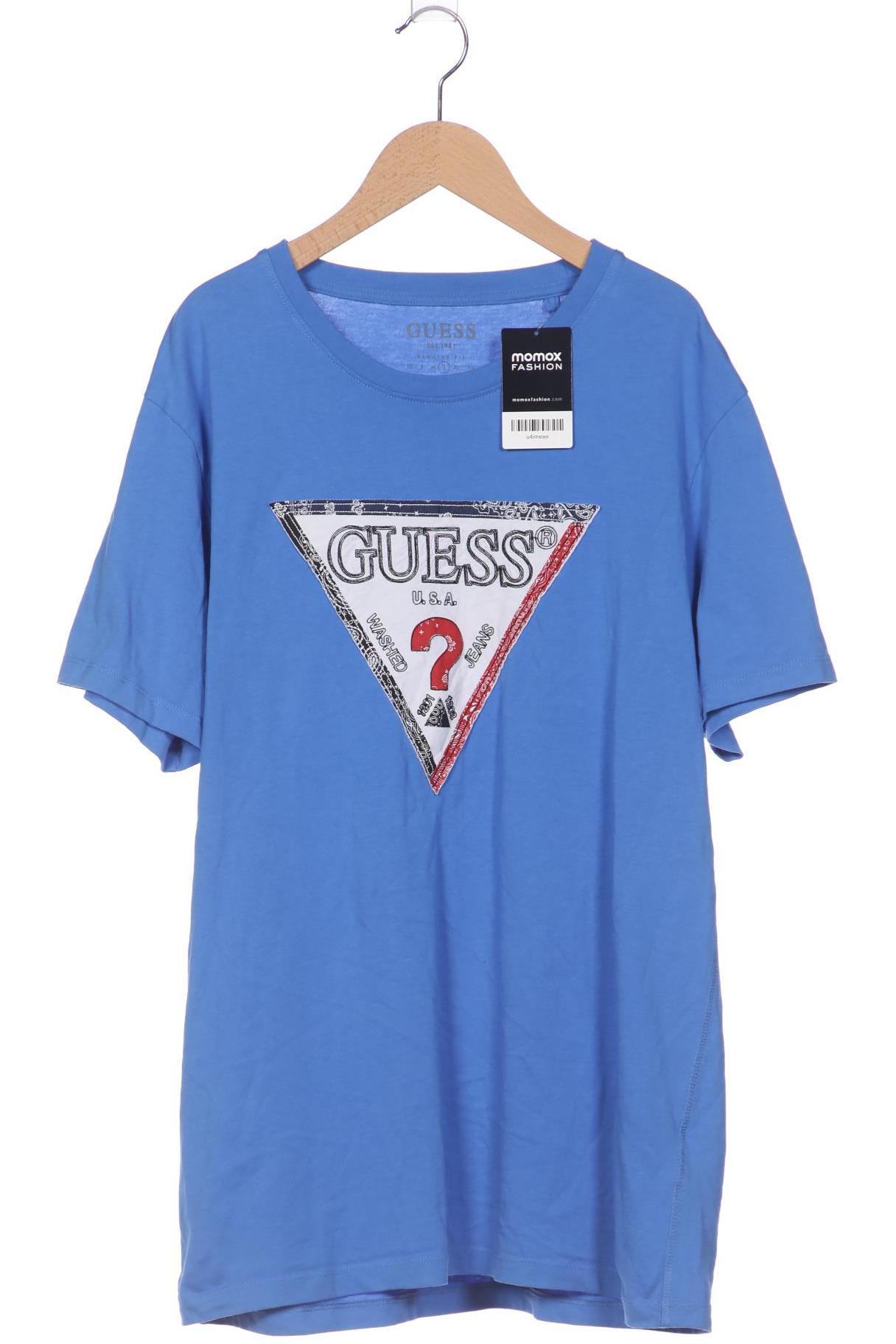 

Guess Herren T-Shirt, blau, Gr. 52