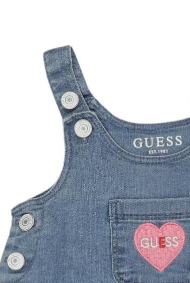 Thumbnail - Guess Mädchen Kleid, blau, Gr. 62