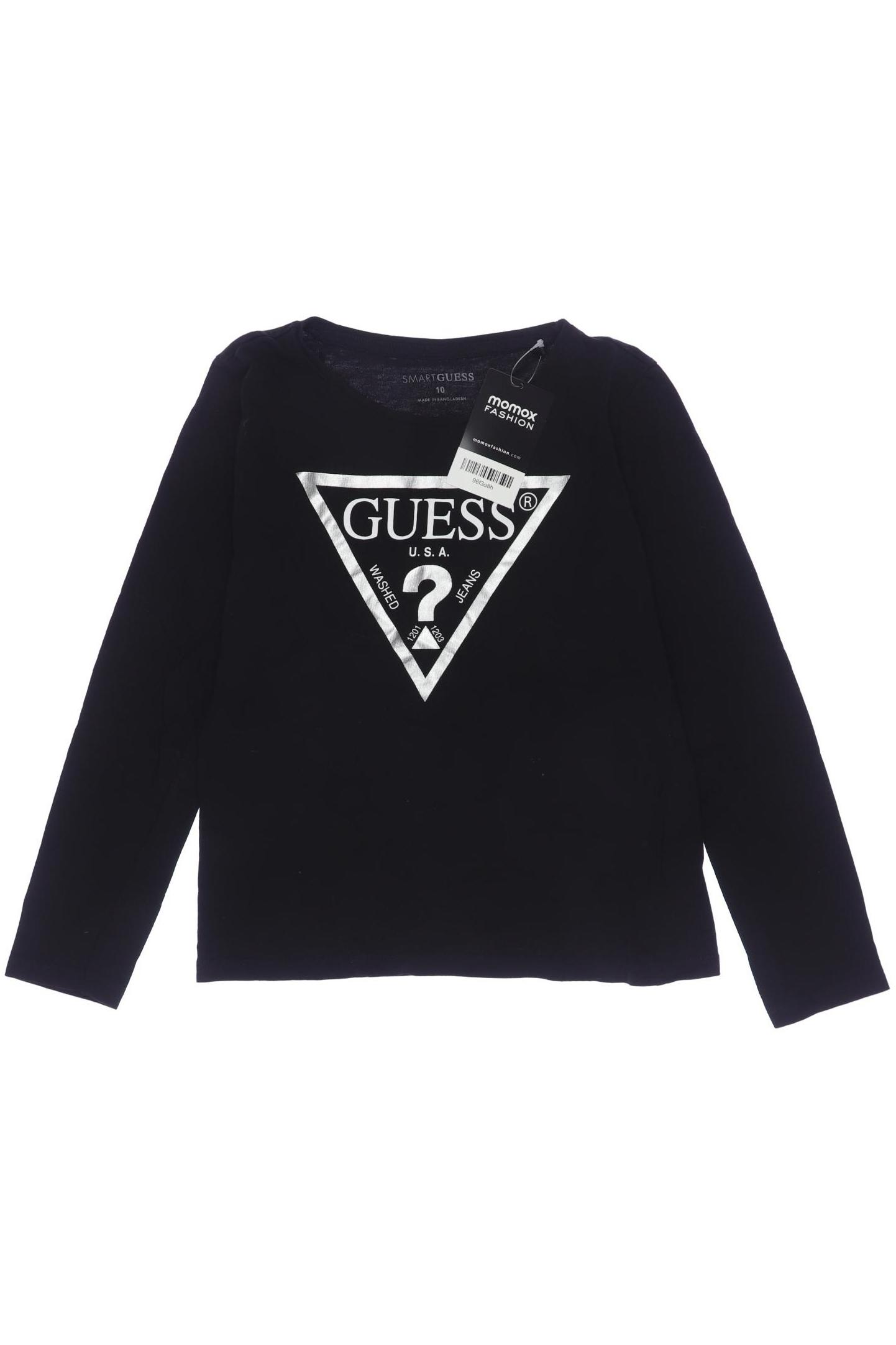 

Guess Damen Langarmshirt, schwarz, Gr. 10