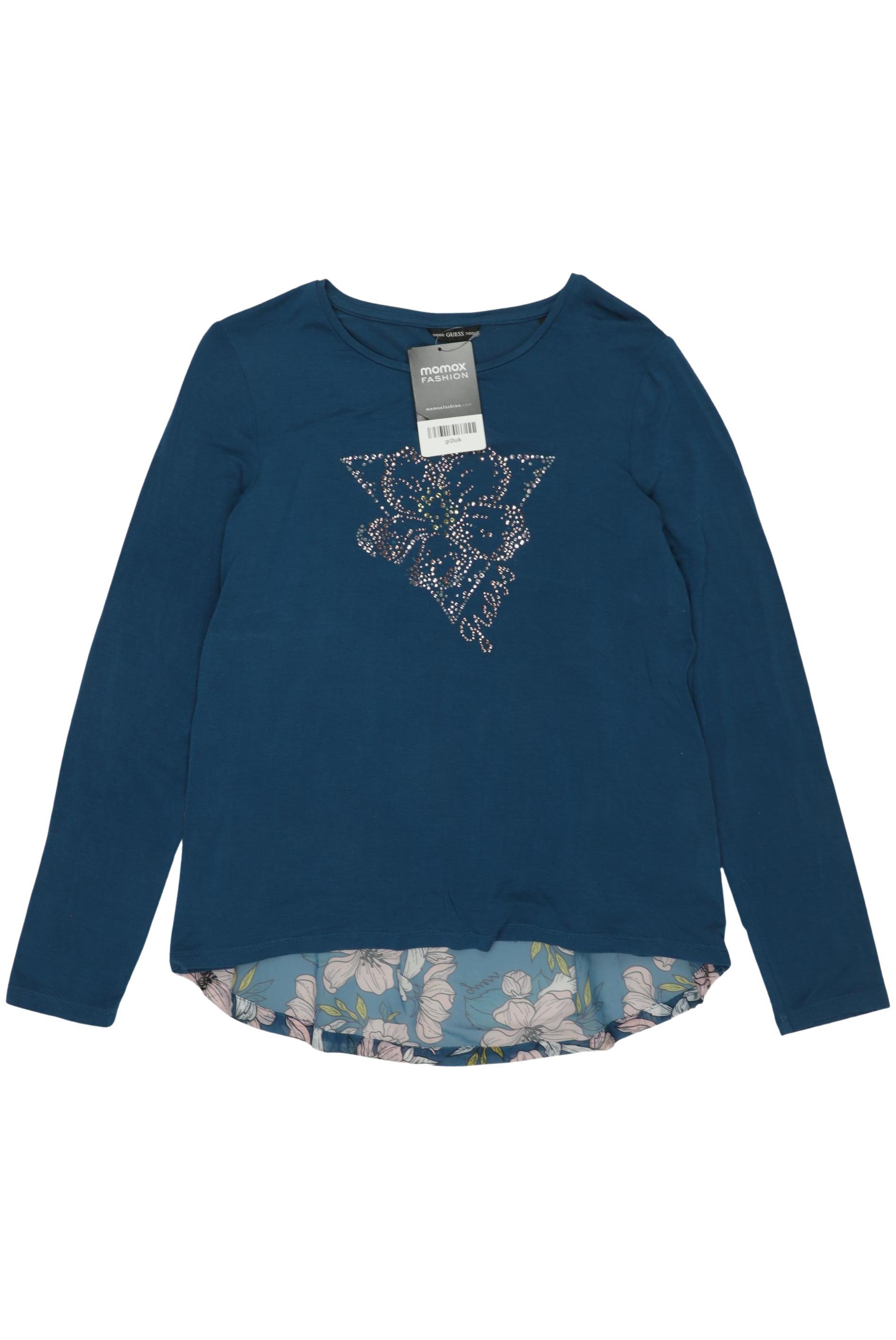 

Guess Damen Langarmshirt, blau, Gr. 12