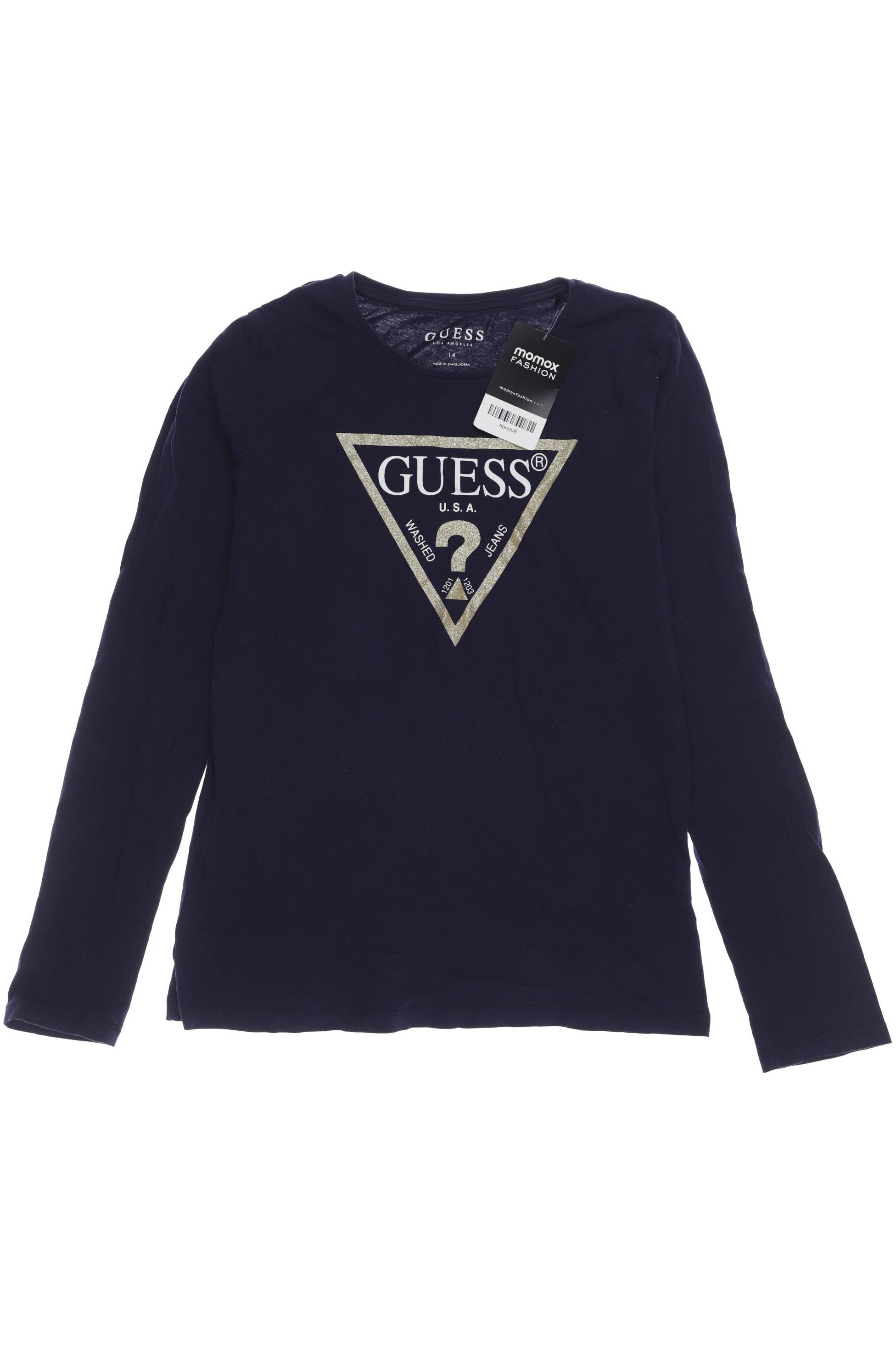 

Guess Damen Langarmshirt, marineblau, Gr. 164