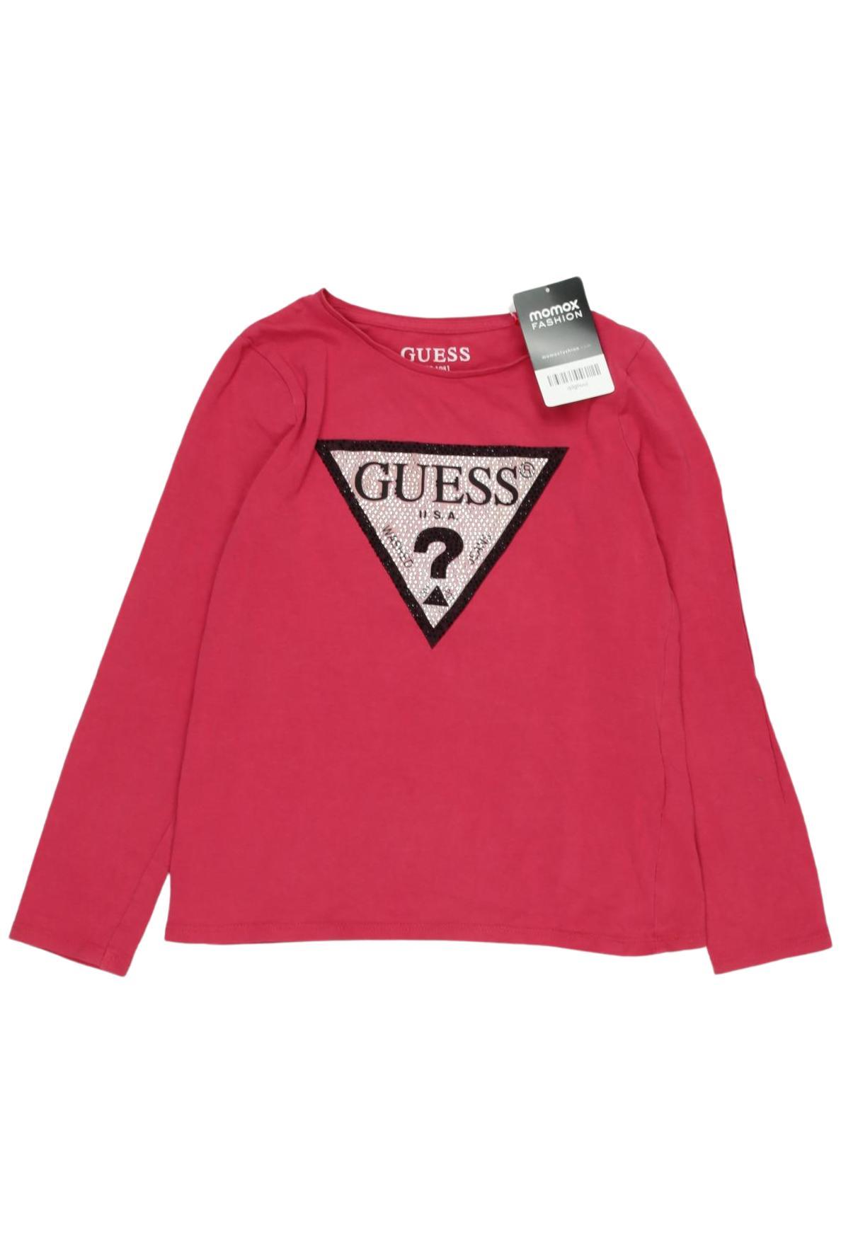 

Guess Damen Langarmshirt, pink, Gr. 10
