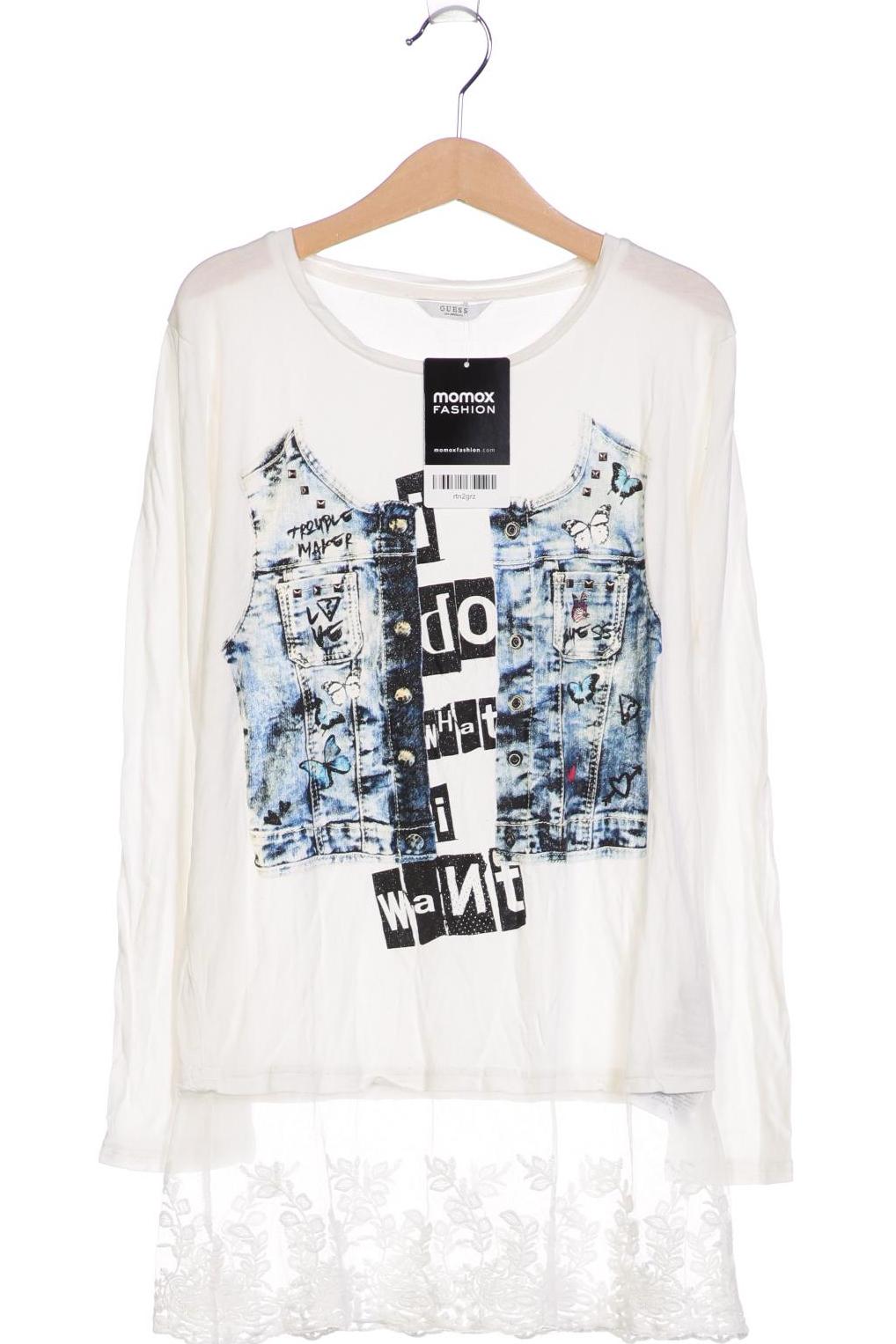 

Guess Damen Langarmshirt, weiß, Gr. 164