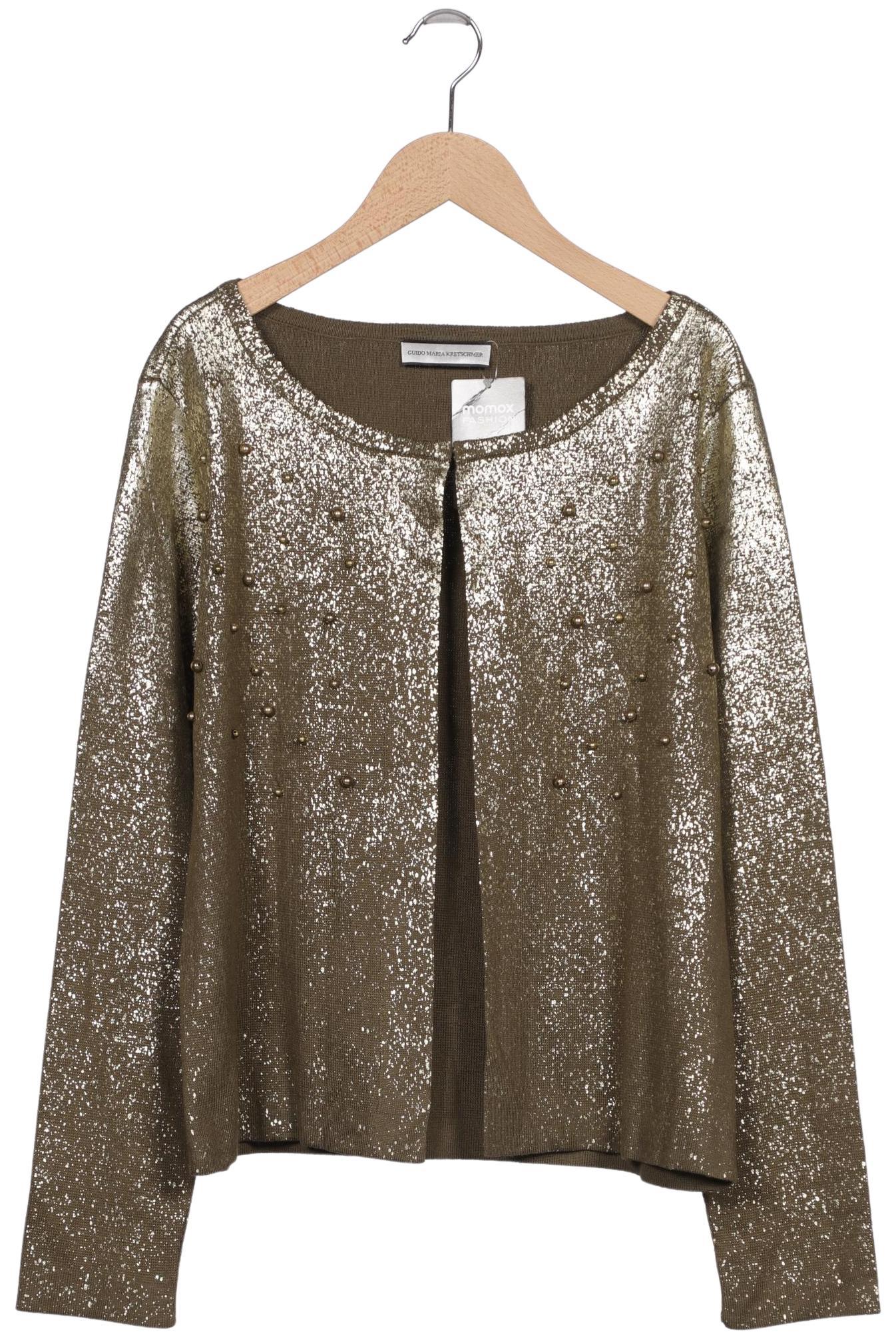 

Guido Maria Kretschmer Damen Strickjacke, gold, Gr. 42