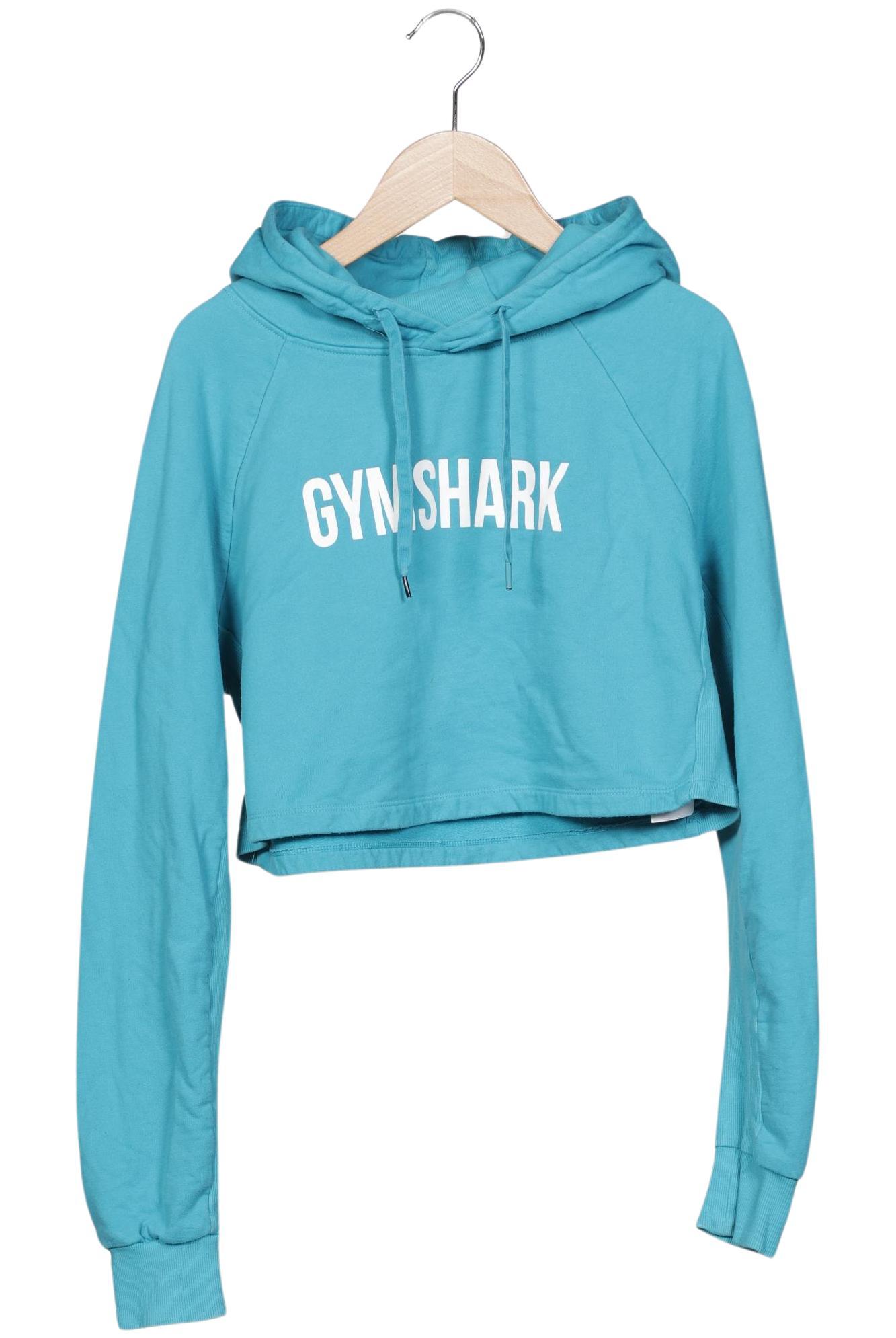 

Gymshark Damen Kapuzenpullover, blau, Gr. 36