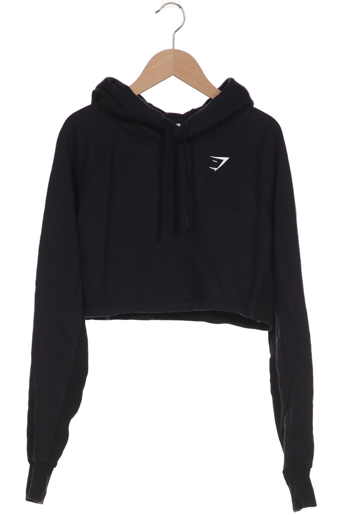 

Gymshark Damen Kapuzenpullover, schwarz