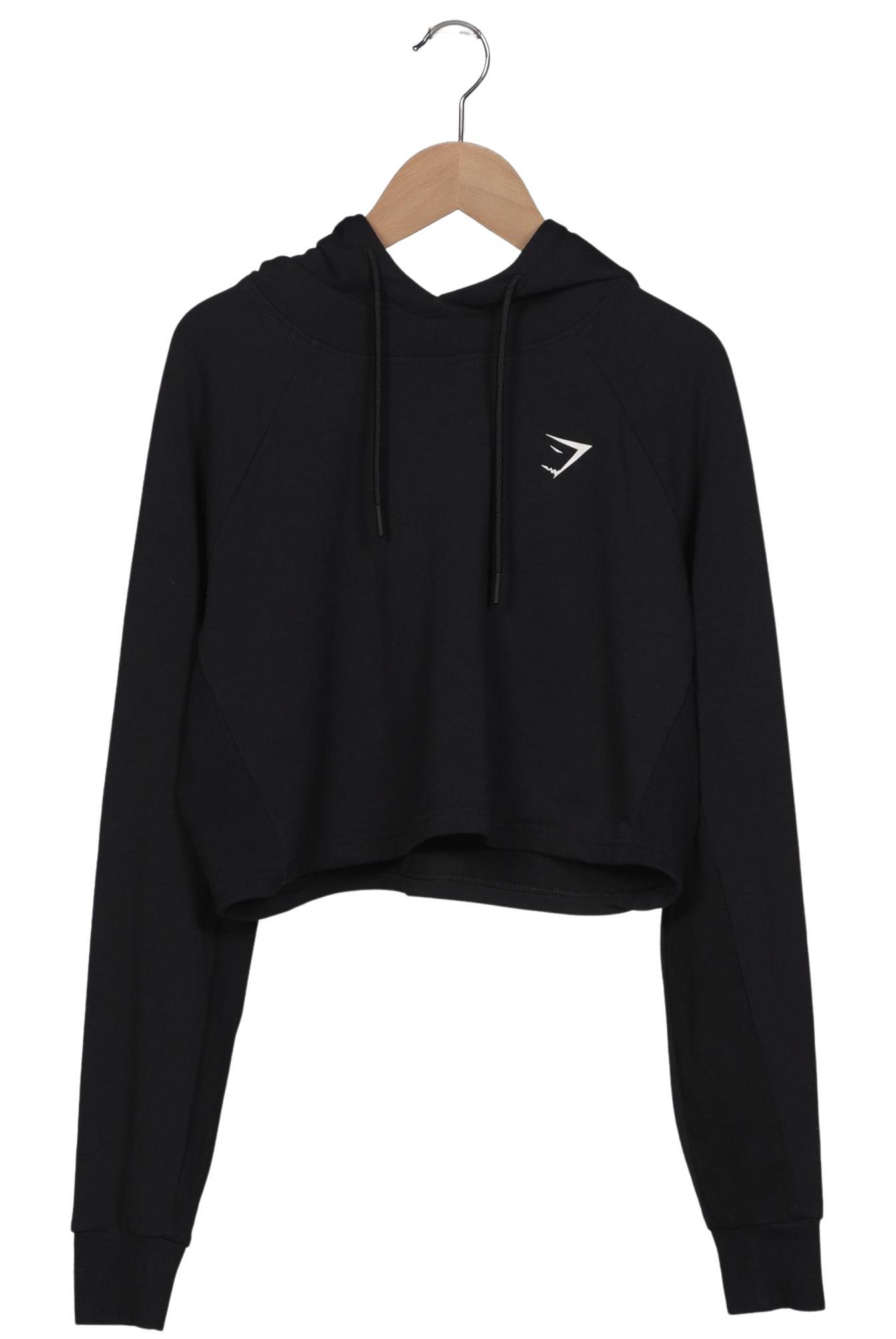 

Gymshark Damen Kapuzenpullover, schwarz, Gr. 38