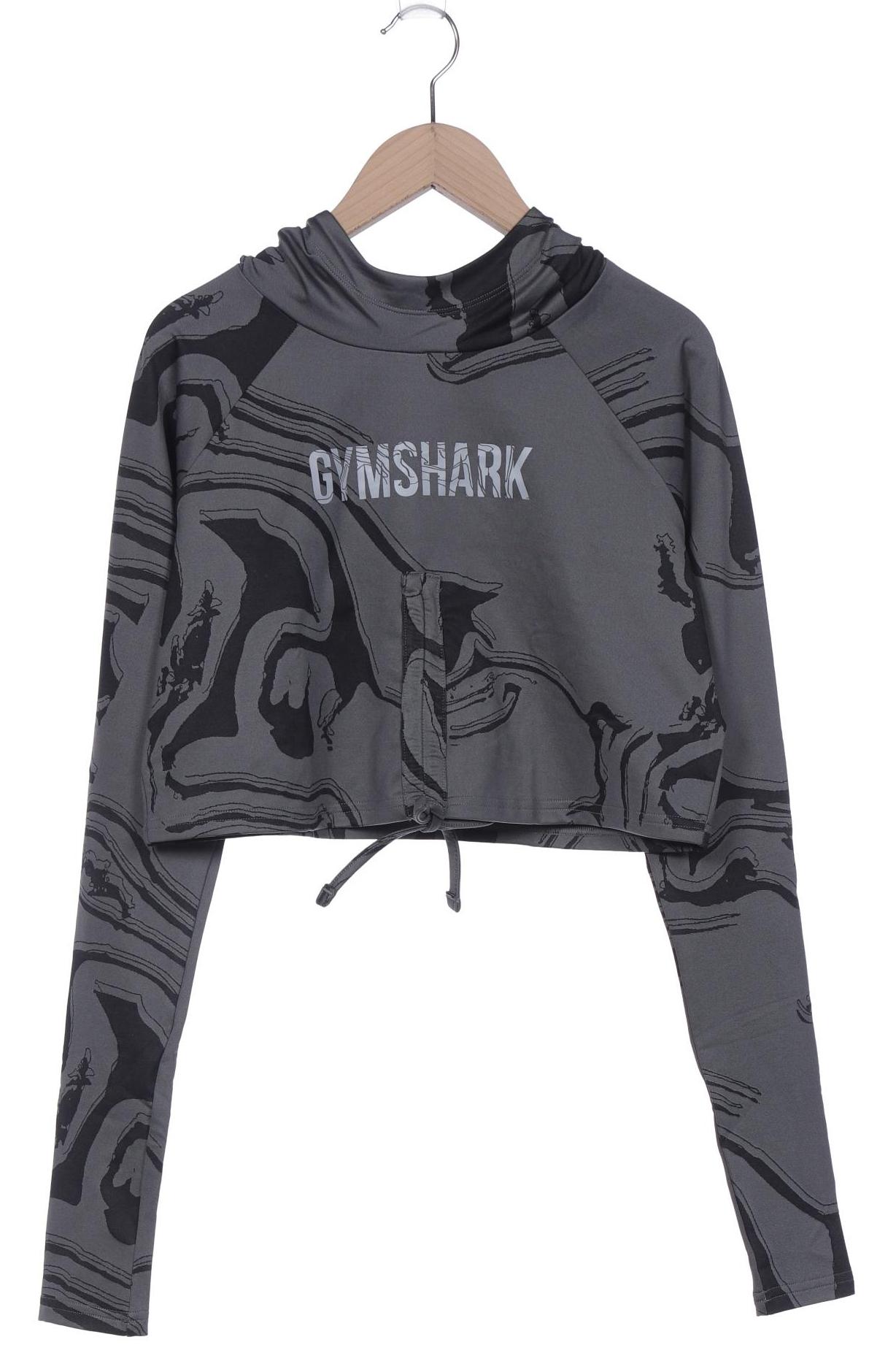 

Gymshark Damen Kapuzenpullover, grau, Gr. 34