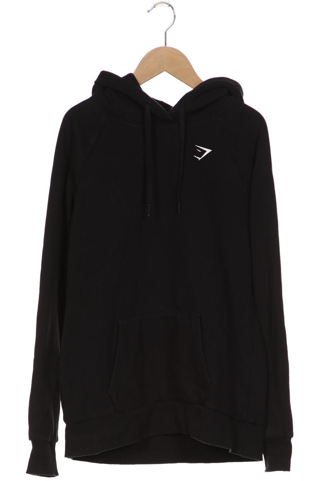 

Gymshark Damen Kapuzenpullover, schwarz