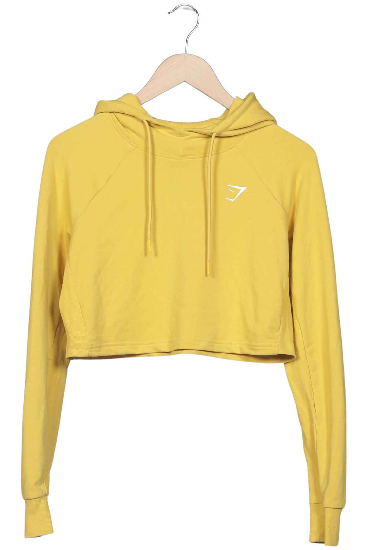 

Gymshark Damen Kapuzenpullover, gelb, Gr. 36