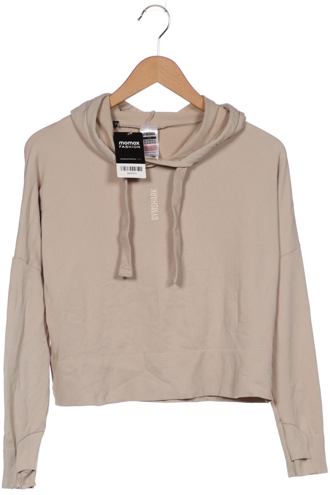 

Gymshark Damen Kapuzenpullover, beige, Gr. 34