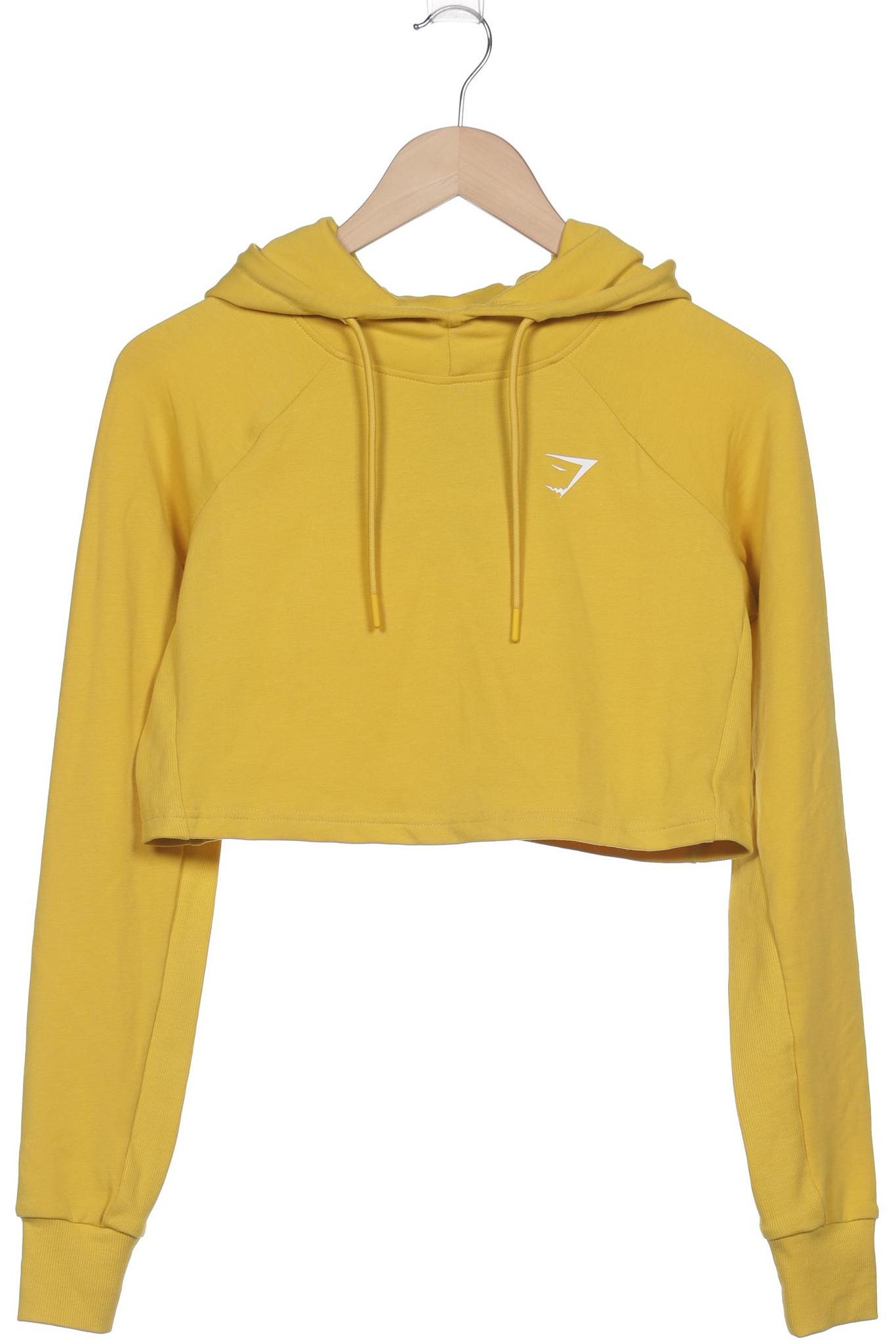

Gymshark Damen Kapuzenpullover, gelb, Gr. 34