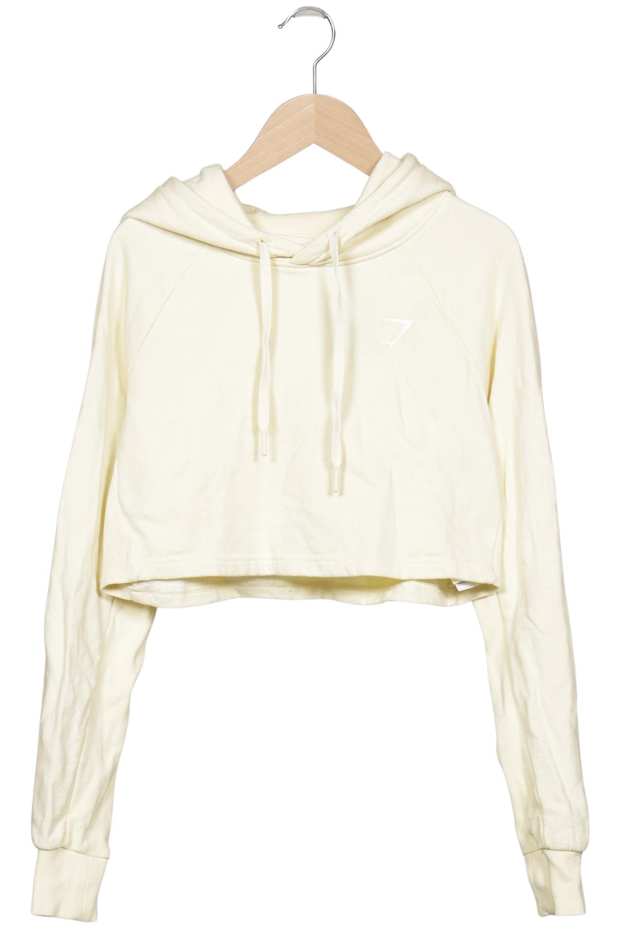 

Gymshark Damen Kapuzenpullover, cremeweiß, Gr. 34