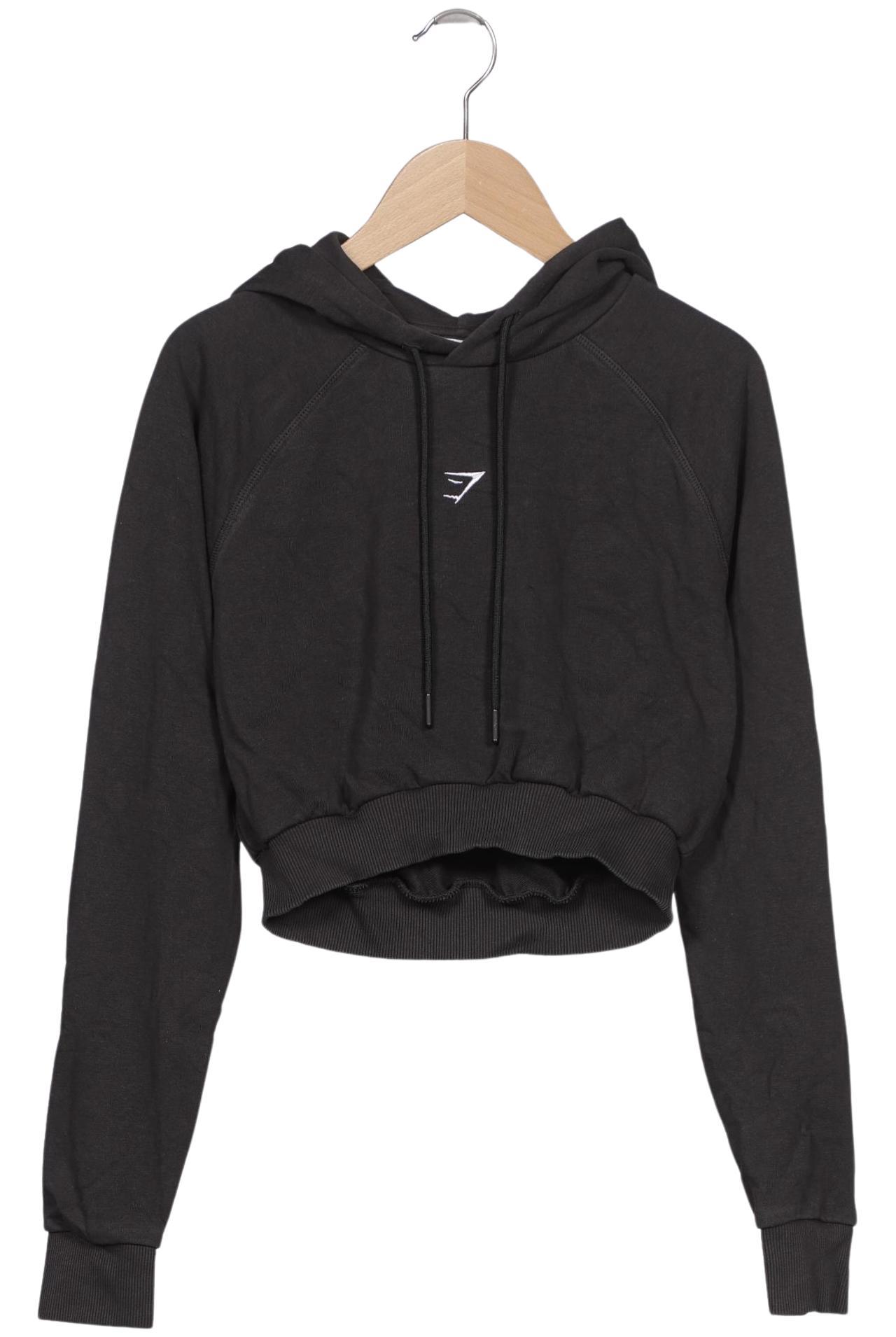 

Gymshark Damen Kapuzenpullover, grau, Gr. 34