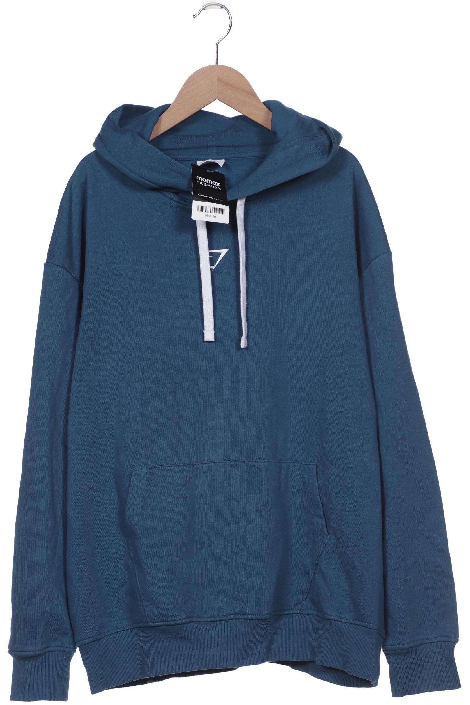 

Gymshark Damen Kapuzenpullover, türkis, Gr. 38