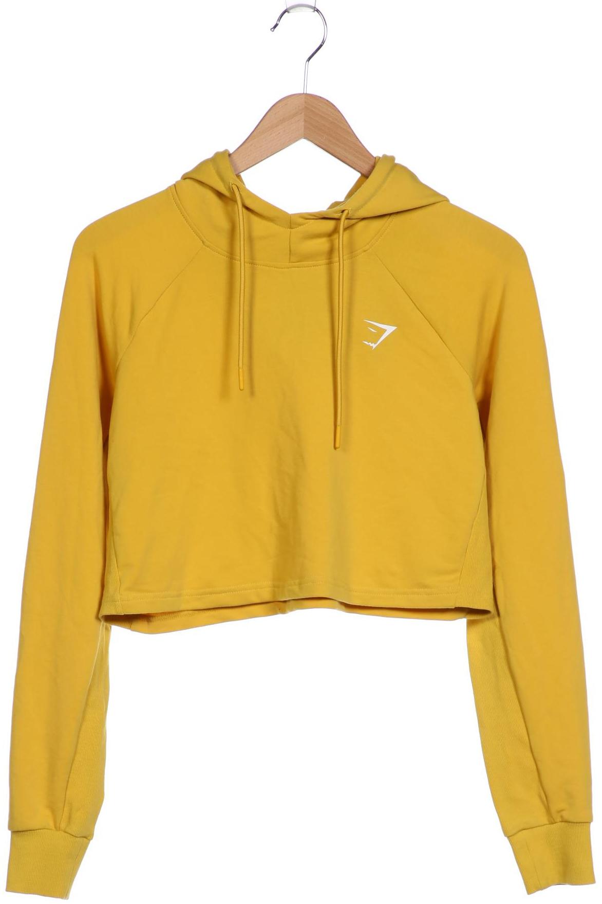 

Gymshark Damen Kapuzenpullover, gelb, Gr. 38