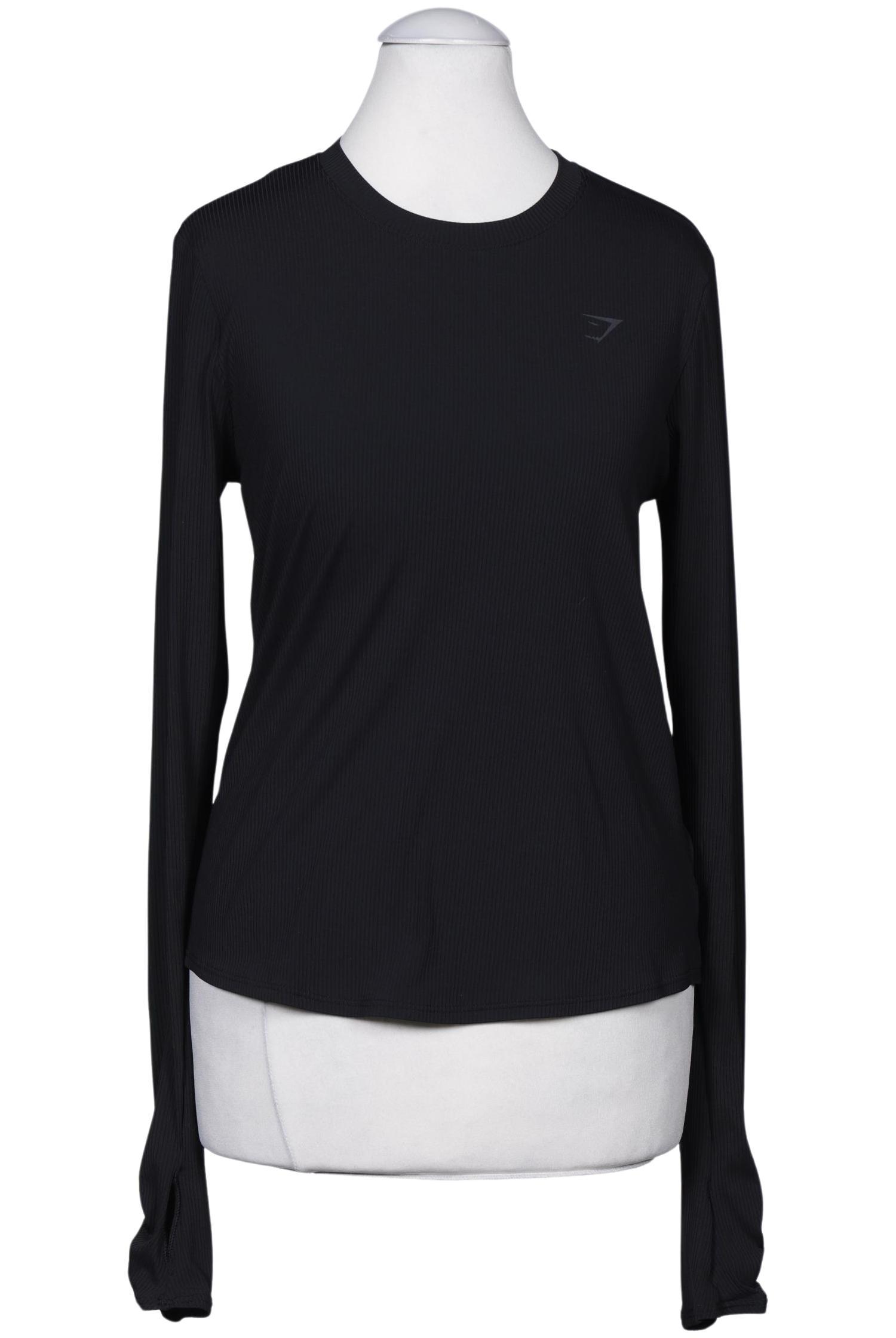 

Gymshark Damen Langarmshirt, schwarz, Gr. 34