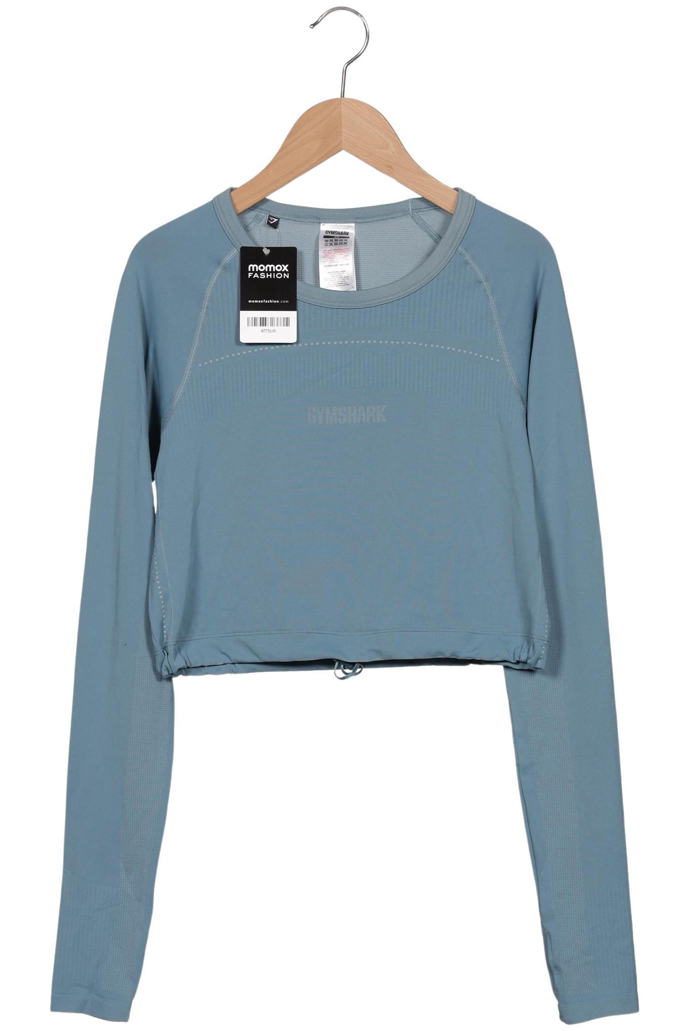 

Gymshark Damen Langarmshirt, blau, Gr. 34