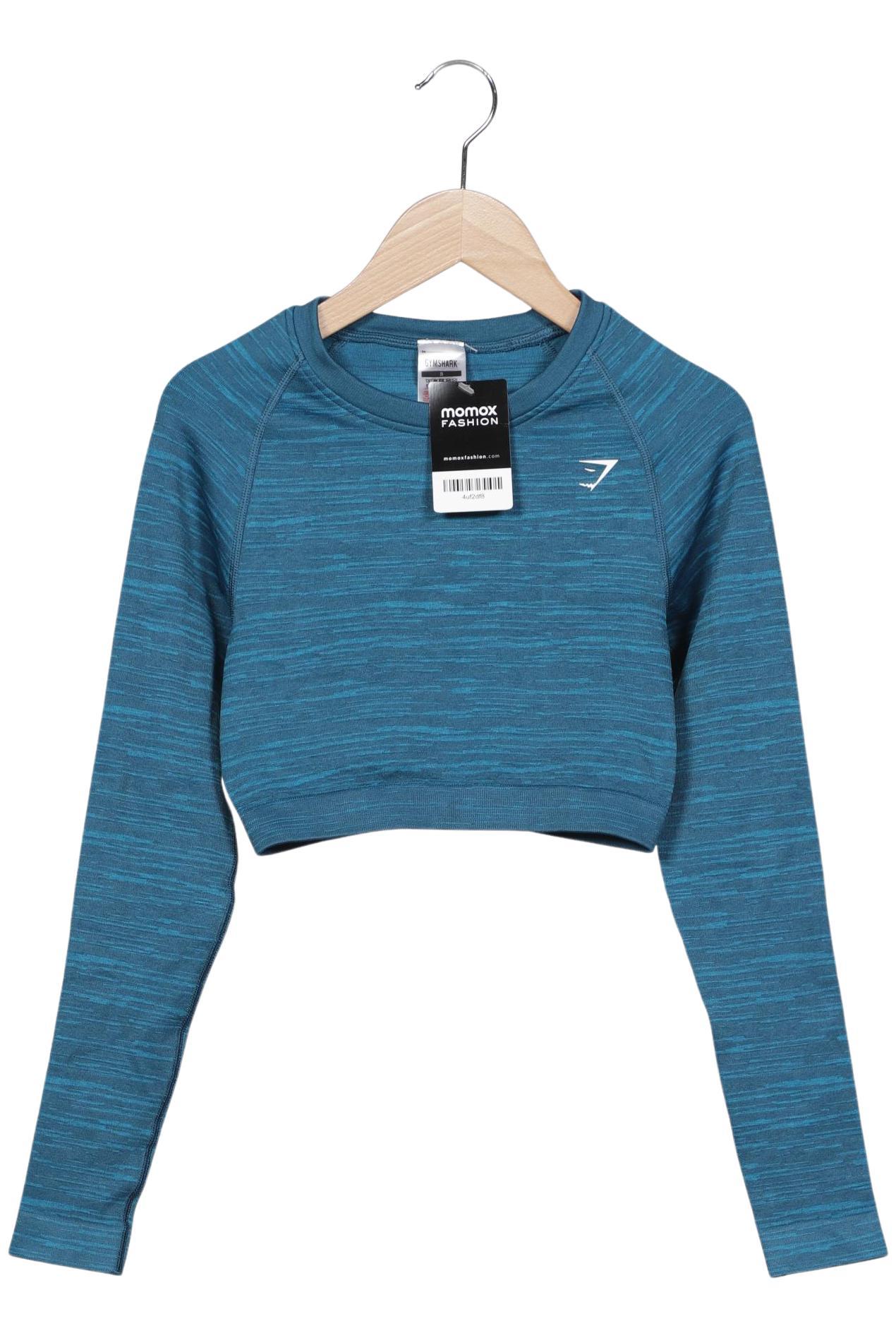 

Gymshark Damen Langarmshirt, blau, Gr. 36