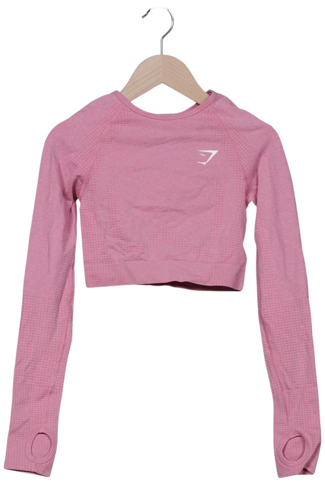 

Gymshark Damen Langarmshirt, pink, Gr. 30