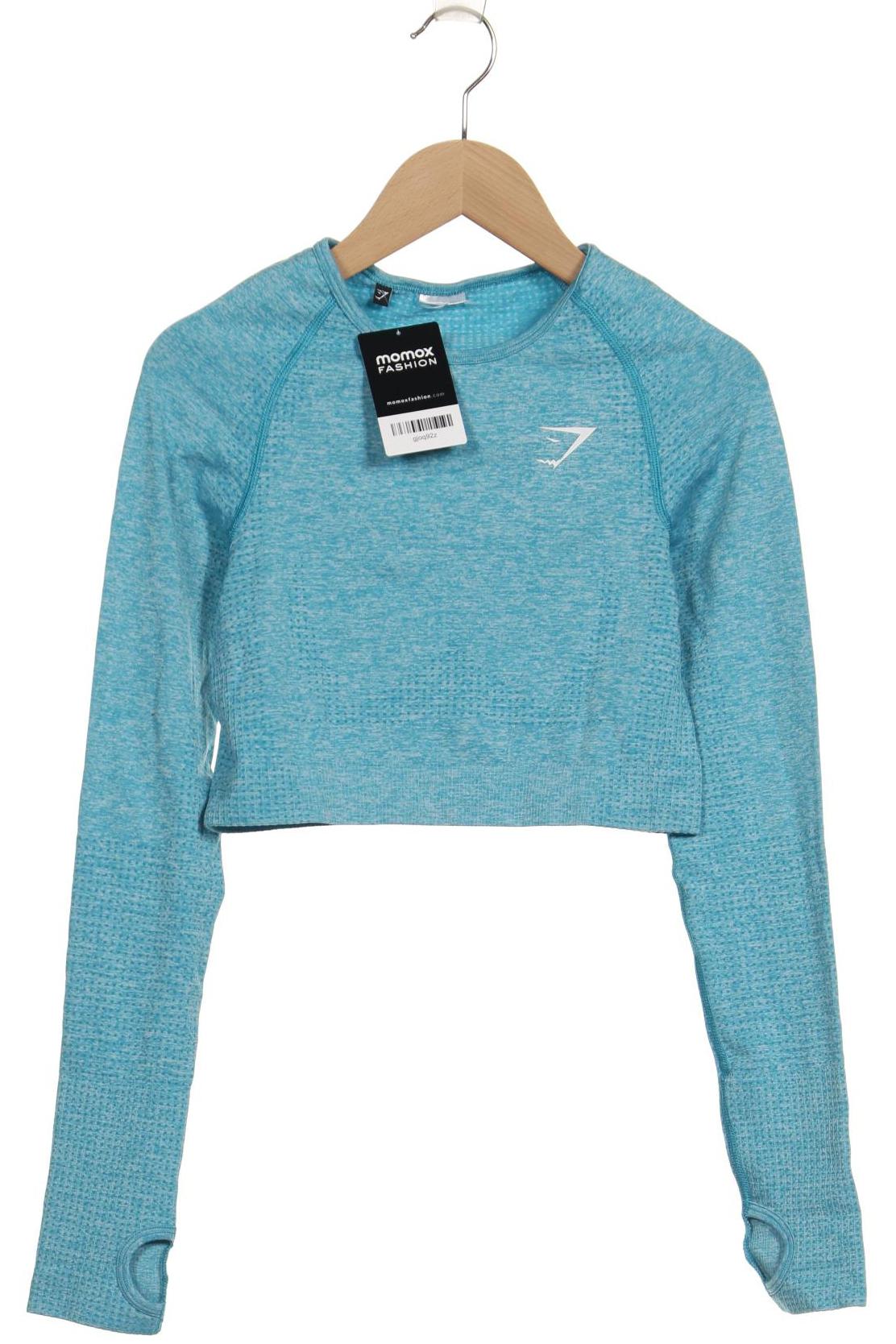 

Gymshark Damen Langarmshirt, blau, Gr. 34