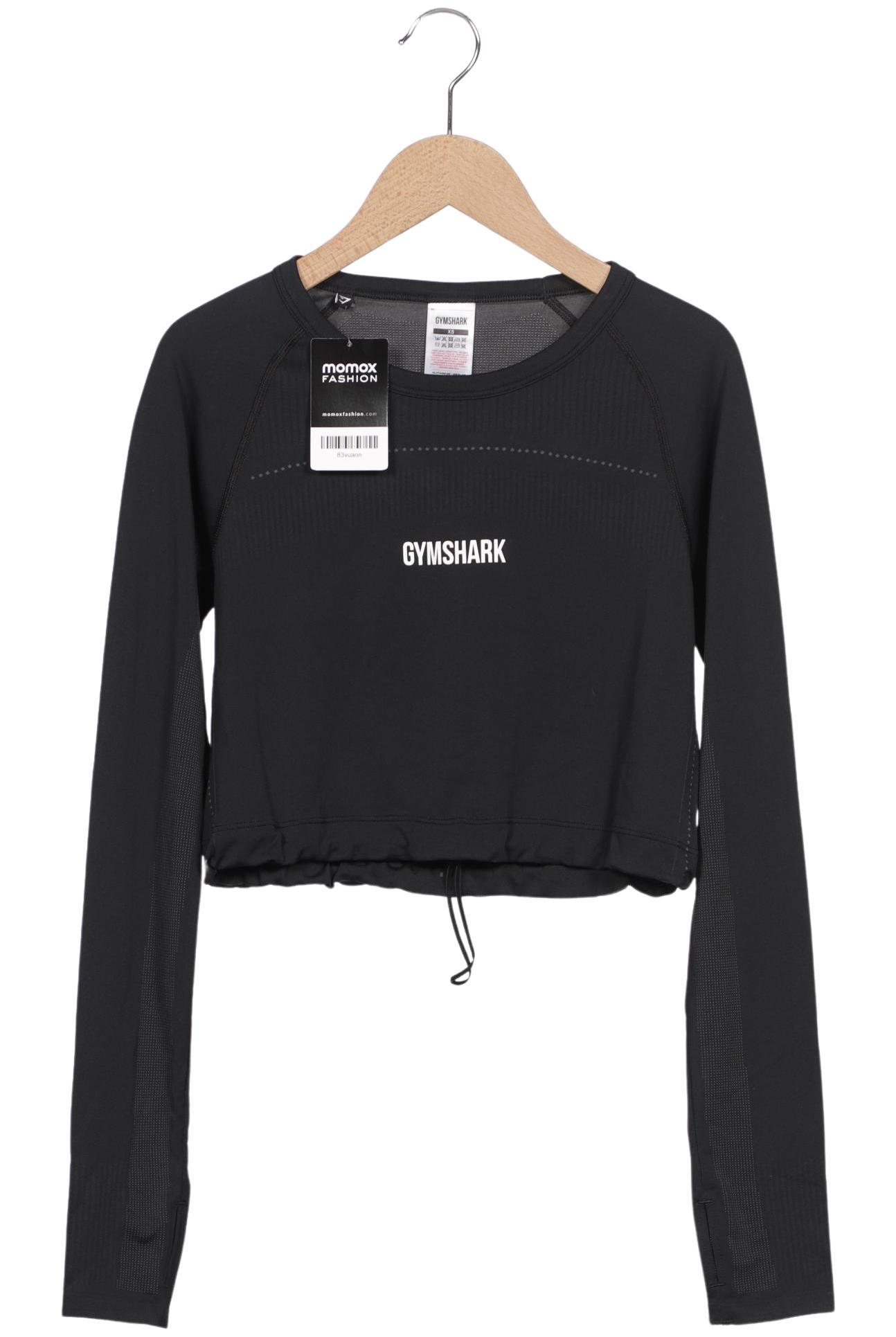 

Gymshark Damen Langarmshirt, schwarz, Gr. 34