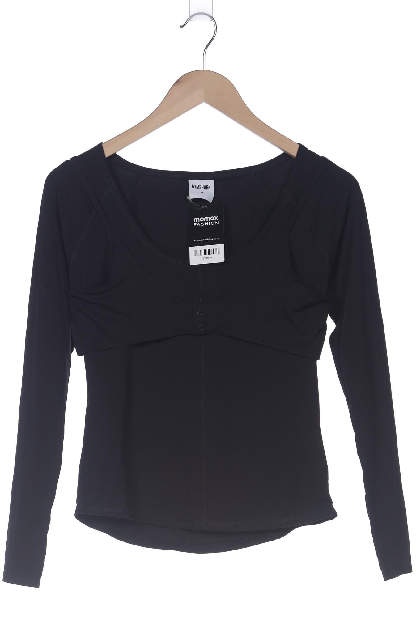 

Gymshark Damen Langarmshirt, schwarz, Gr. 38