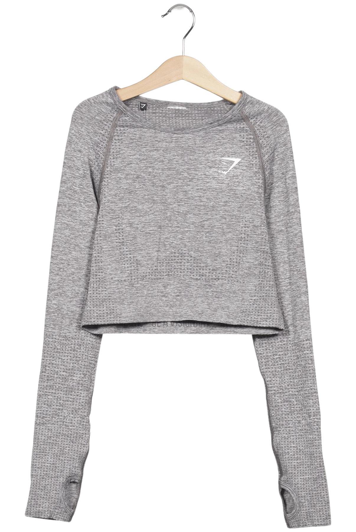 

Gymshark Damen Langarmshirt, grau, Gr. 34