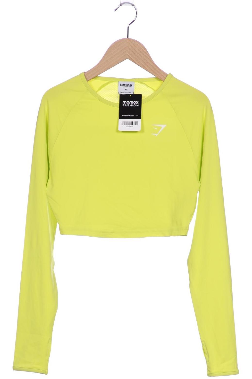 

Gymshark Damen Langarmshirt, gelb, Gr. 34