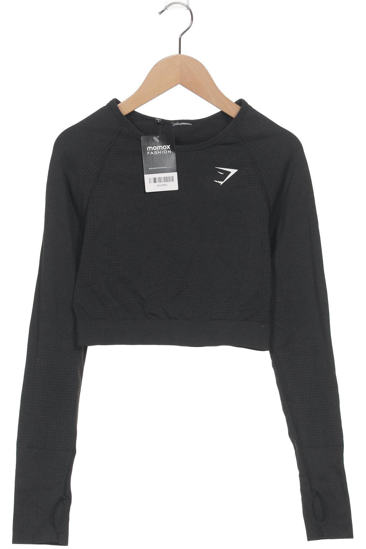 

Gymshark Damen Langarmshirt, schwarz, Gr. 38