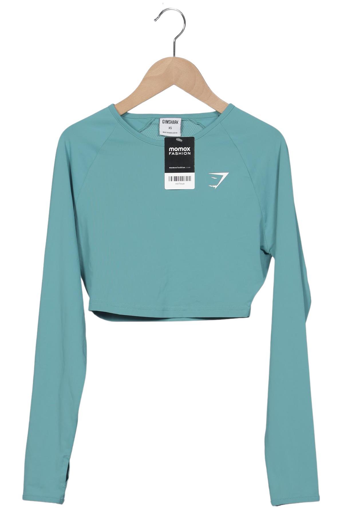 

Gymshark Damen Langarmshirt, türkis, Gr. 34