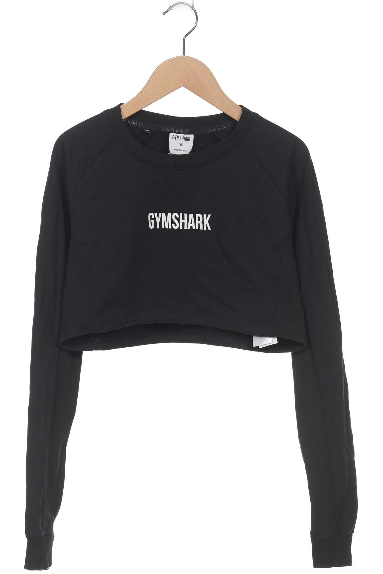 

Gymshark Damen Langarmshirt, schwarz, Gr. 34