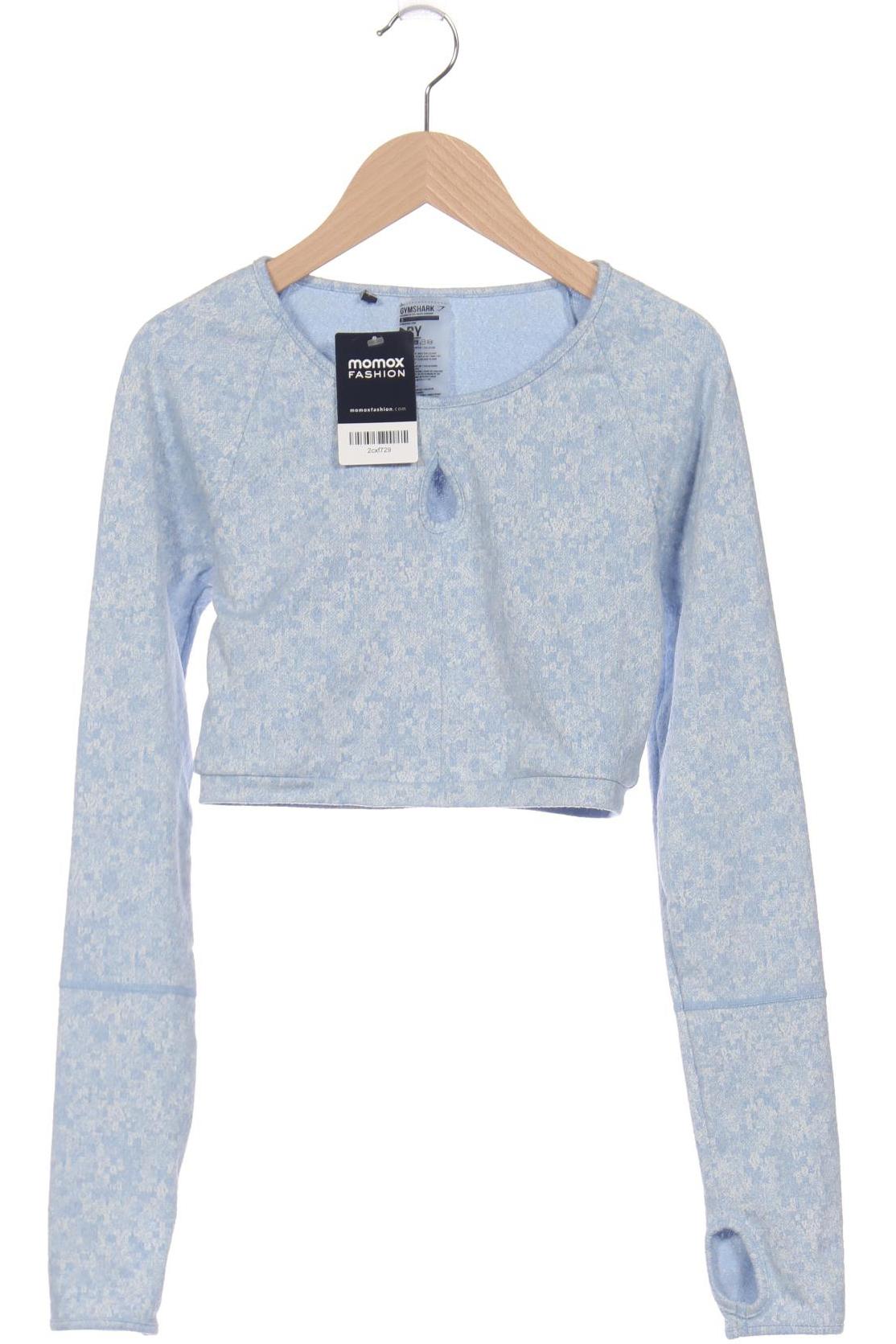 

Gymshark Damen Langarmshirt, blau, Gr. 36