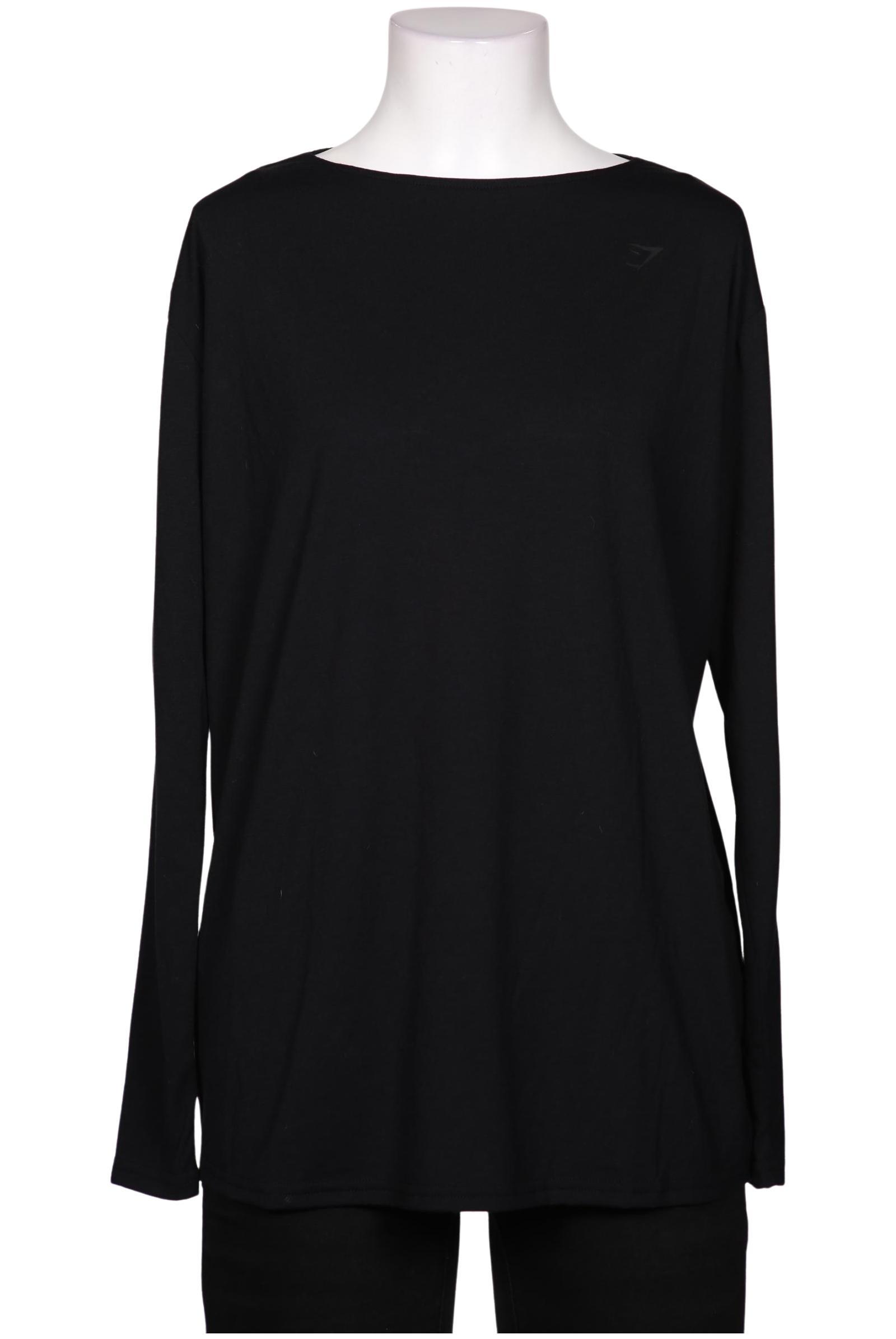 

Gymshark Damen Langarmshirt, schwarz, Gr. 34