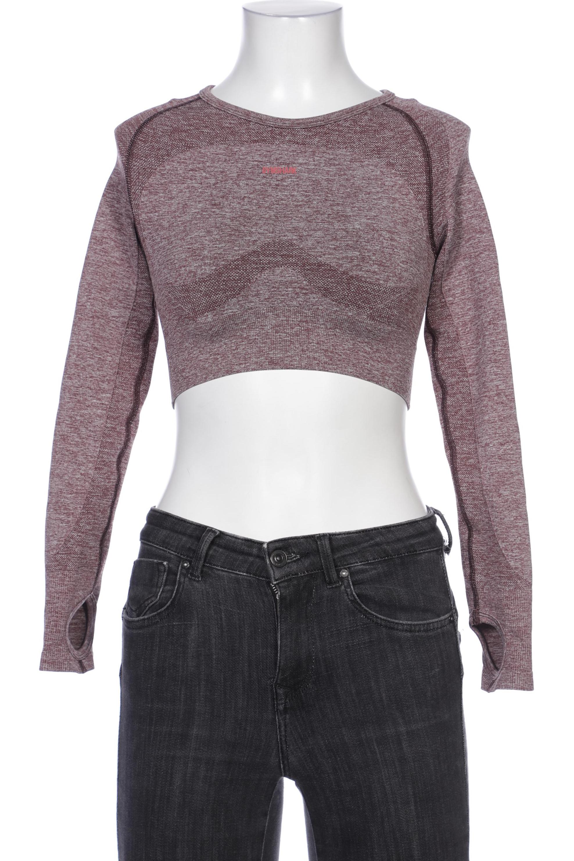 

Gymshark Damen Langarmshirt, bordeaux, Gr. 34